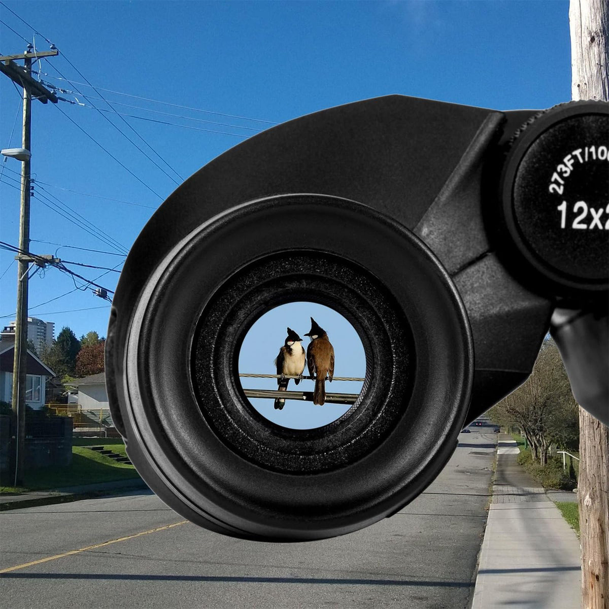 Occer 12x25 Compact Binoculars for Adults and Kids - occer Official Imagery - 6