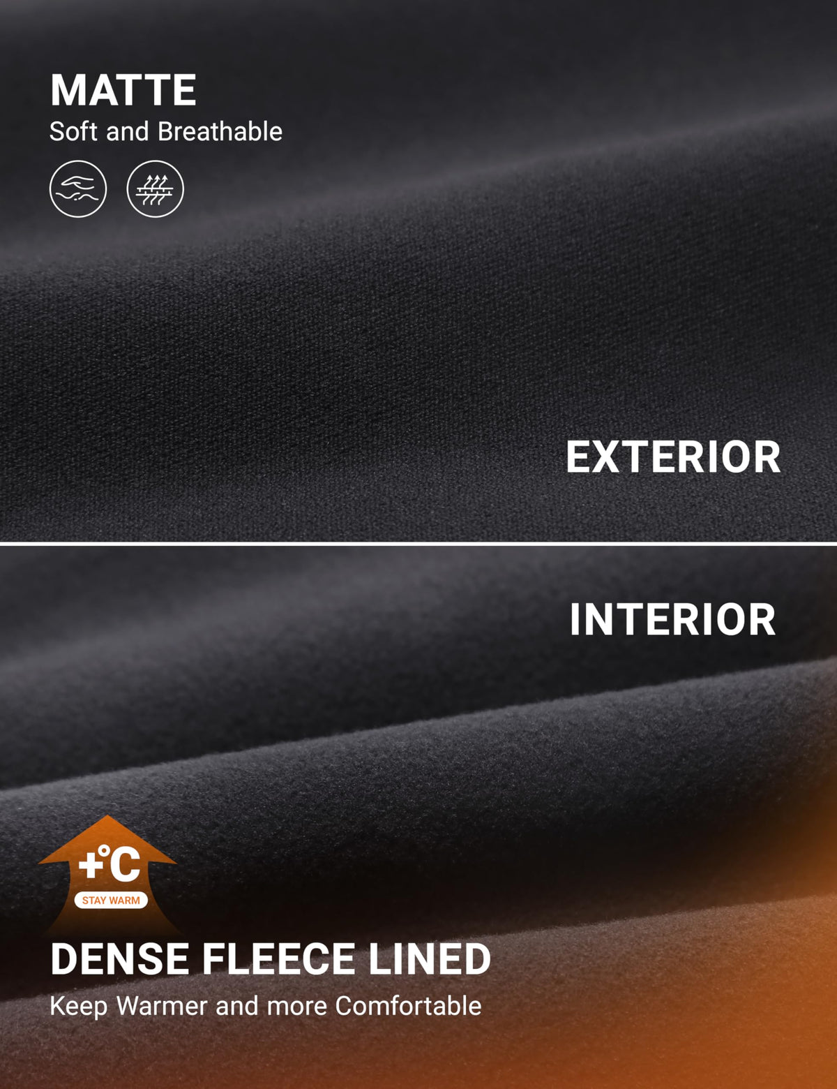 CRZ YOGA Matte Fleece Lined Leggings 28 - CRZ YOGA Official Imagery - 4
