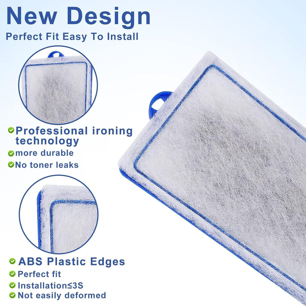 xbbwmrs 12 Pack Large Aquarium Filter Cartridges Compatible - xbbwmrs Official Imagery - 4