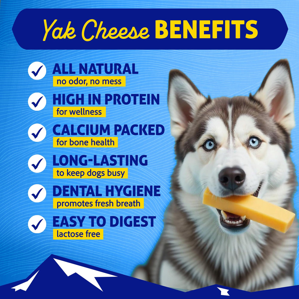 Himalayan Dog Chew The Original Yak Cheese Dog Chews 3 Large - Himalayan Dog Chew Official Imagery - 3