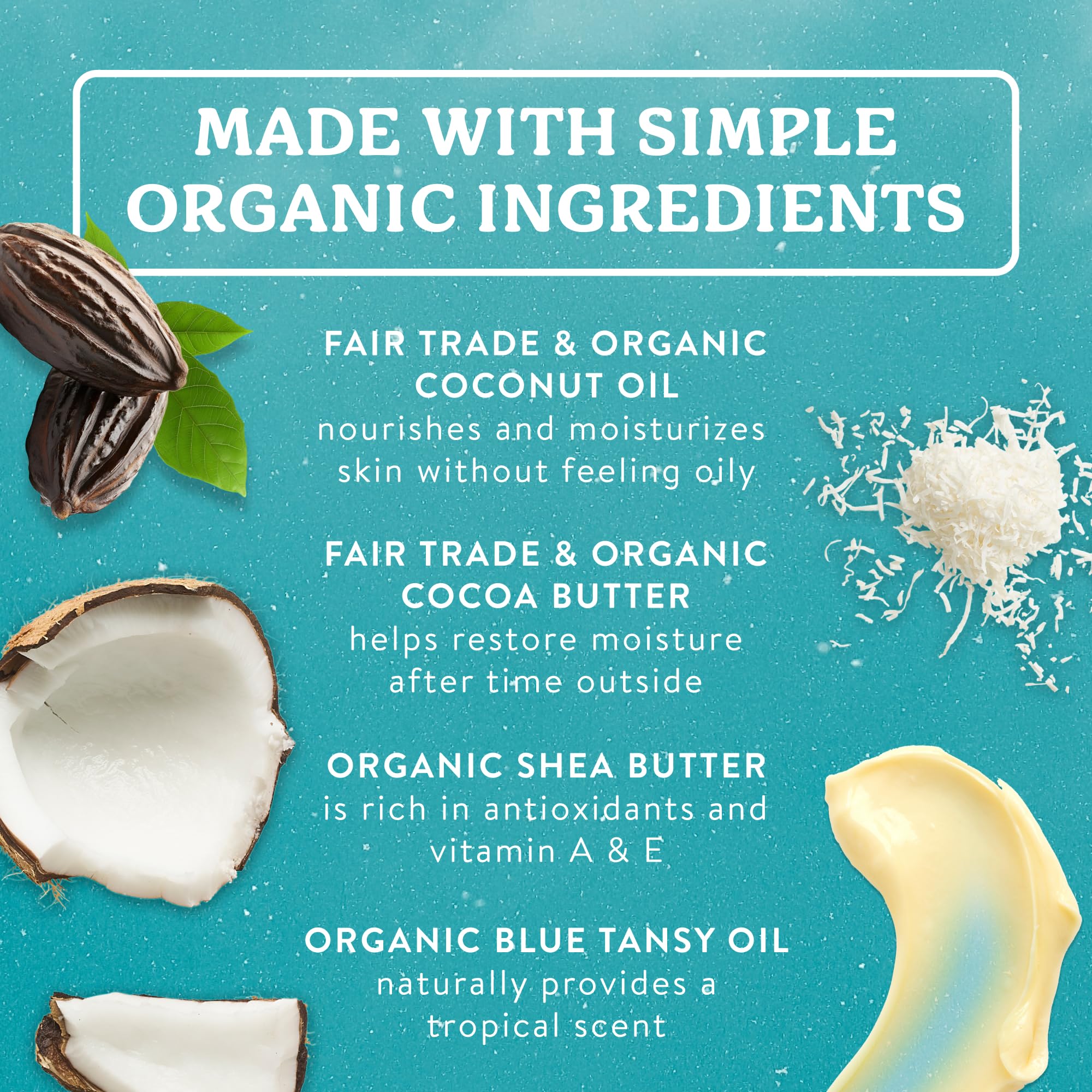 Badger Organic Coconut After Sun Balm – 2 oz Tin