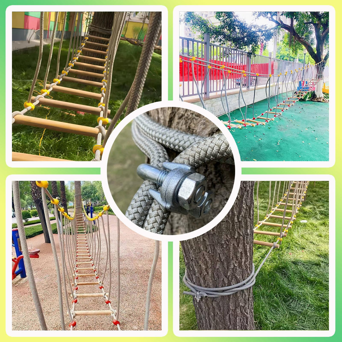 HAZEK Kindergarten Outdoor Bridge Children s Sports Fitness - HAZEK Official Imagery - 5