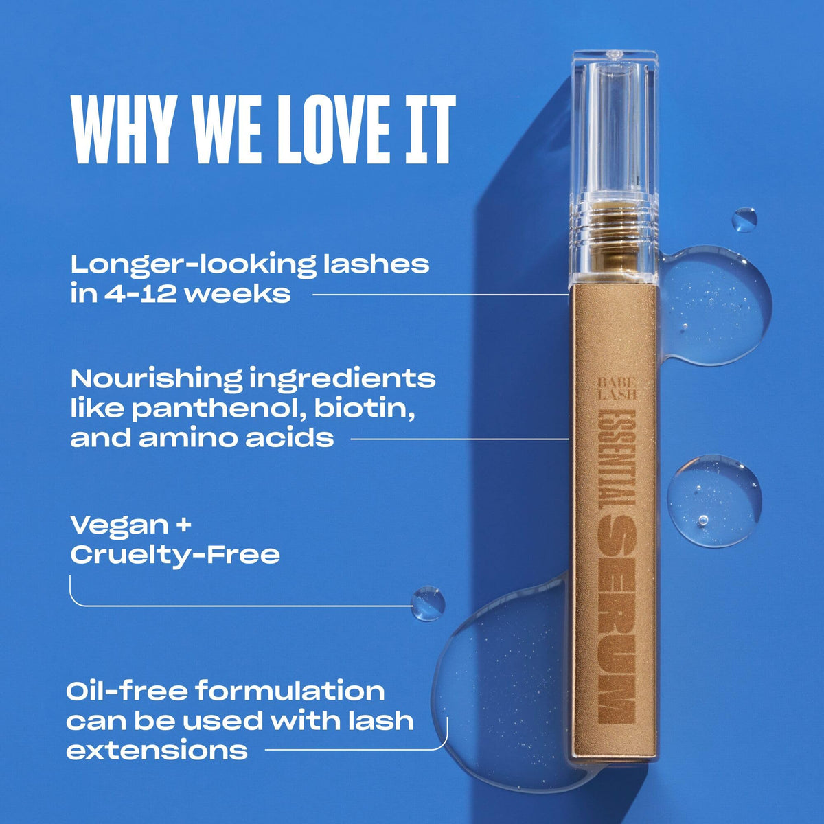 Babe Original Viral Lashes Set Lash Serum Mascara Separator - Premium Selection Official Imagery - 6