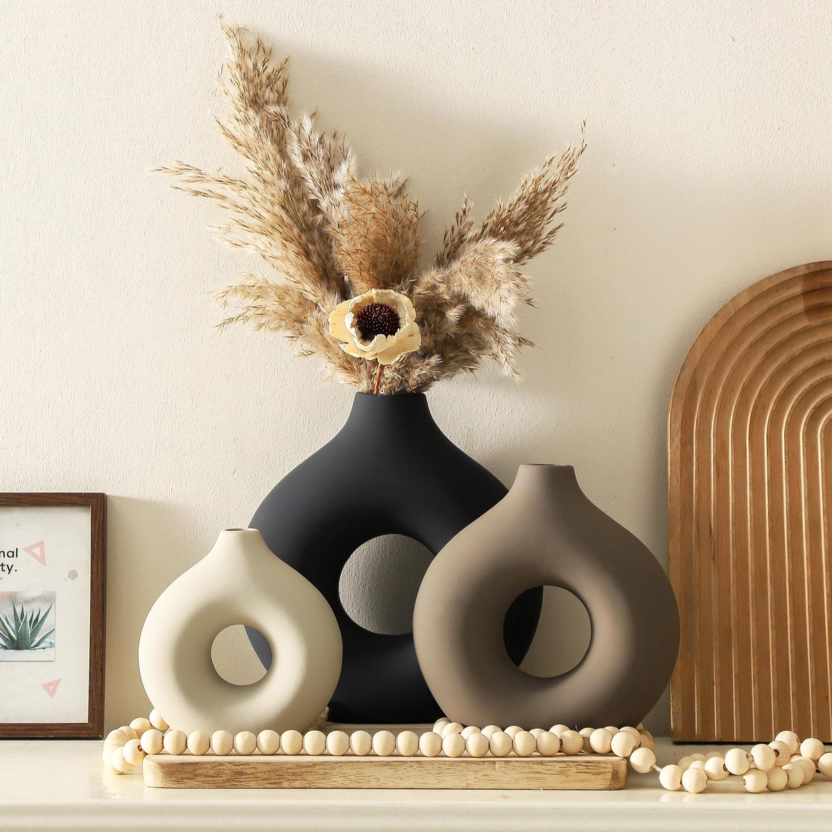 Ceramic Vase Home Table Decor - Vanselia Official Imagery - 5