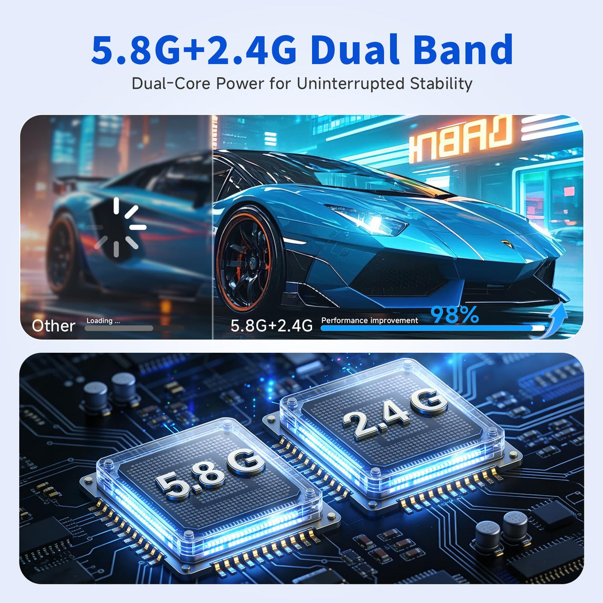 2026 New Wireless HDMI Transmitter and Receiver 360FT 110M - HSJINHONG Official Imagery - 8