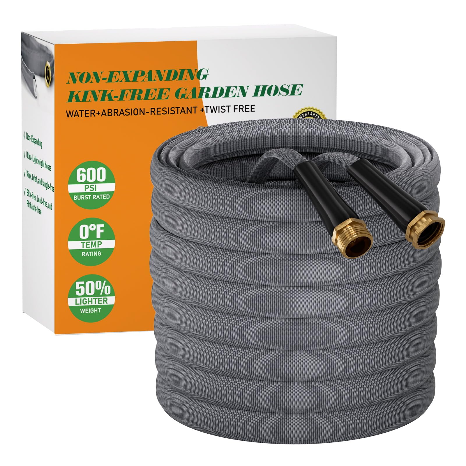 MEACKLE Garden Hose 100 FT, Non-Expanding Water Hose, Kink-Free - MEACKLE Official Product View 10