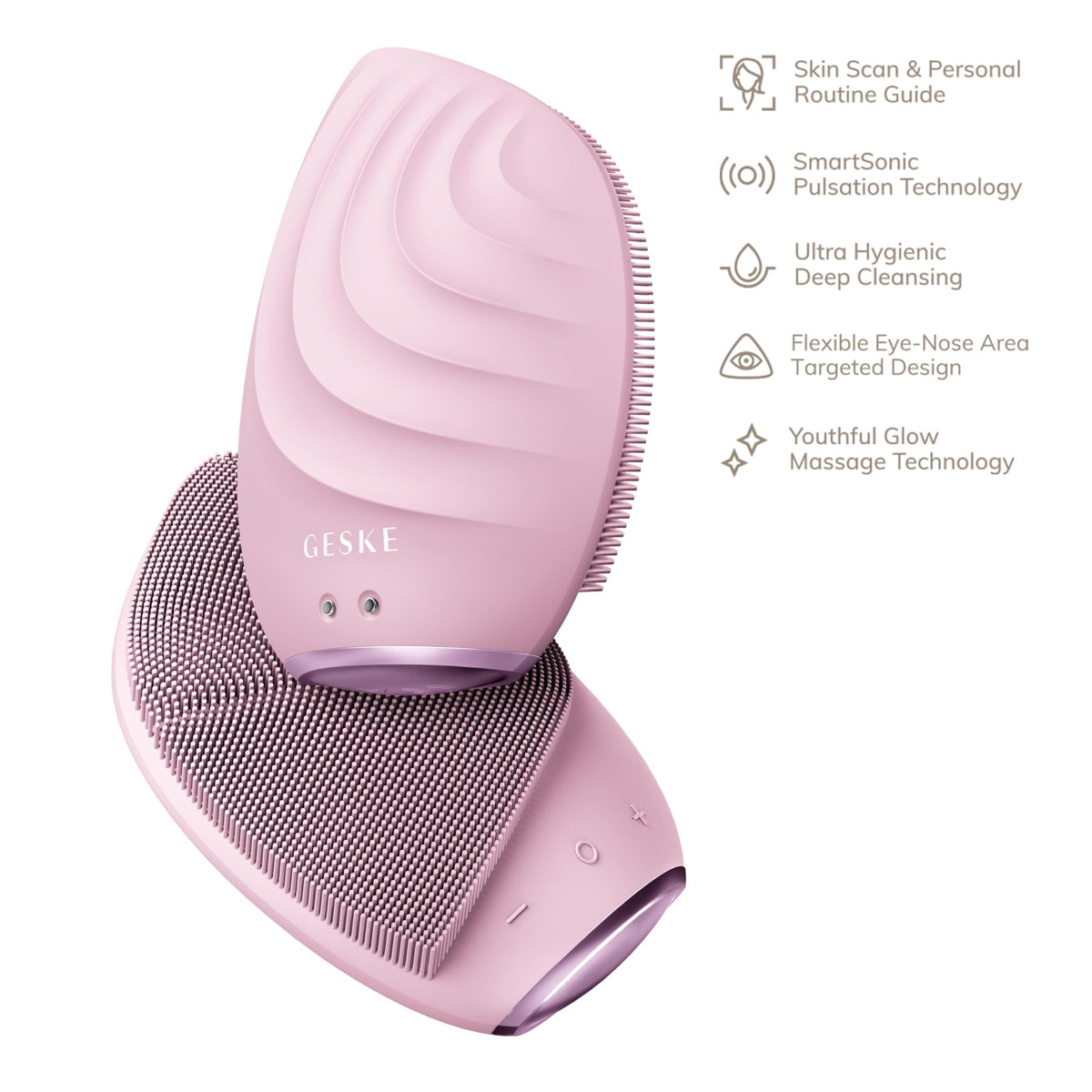 GESKE SmartAppGuided Sonic Facial Brush 5 in 1 - GESKE Official Imagery - 5