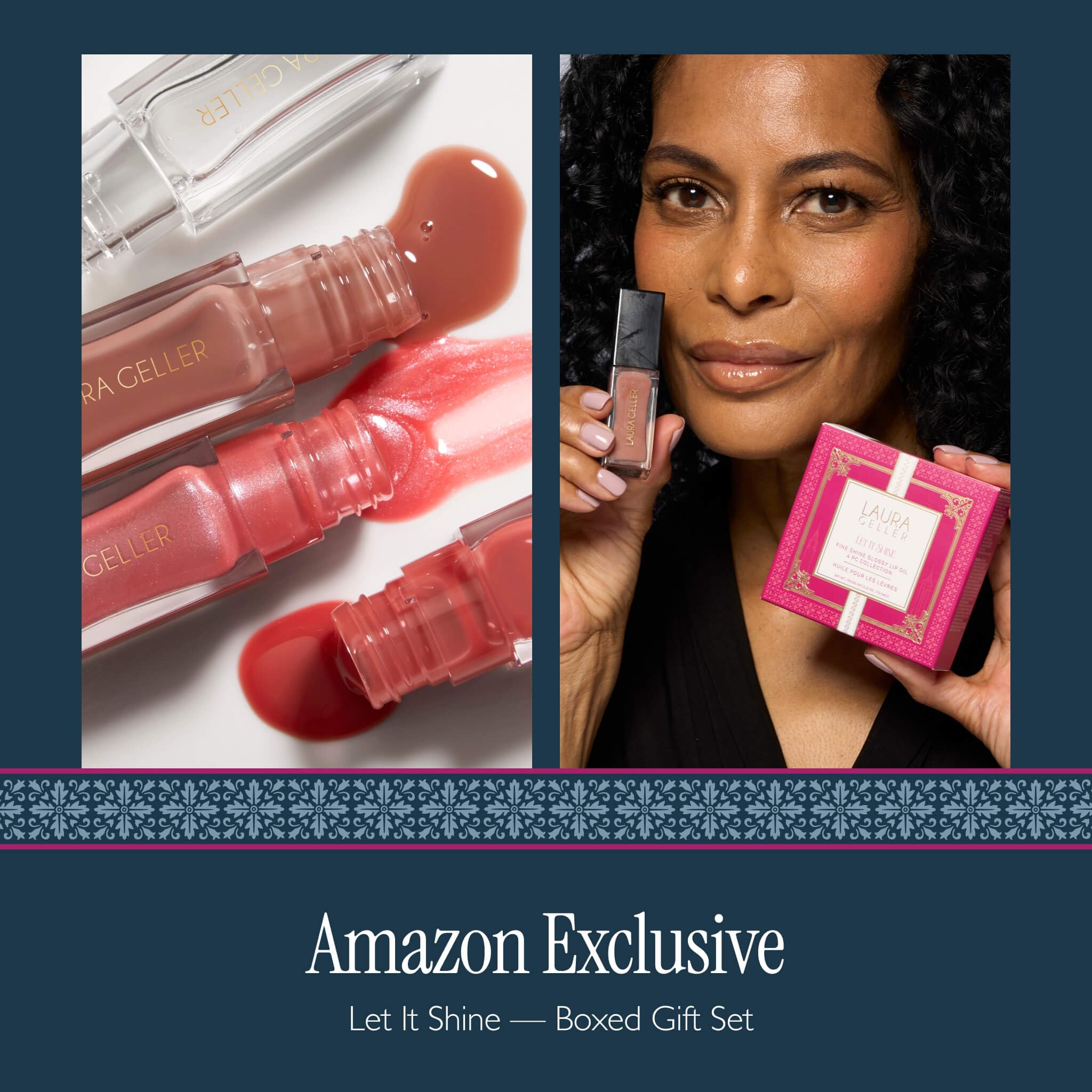 LAURA GELLER Fine Shine Glossy Lip Oil Hydrating - LAURA GELLER NEW YORK Official Imagery - 3
