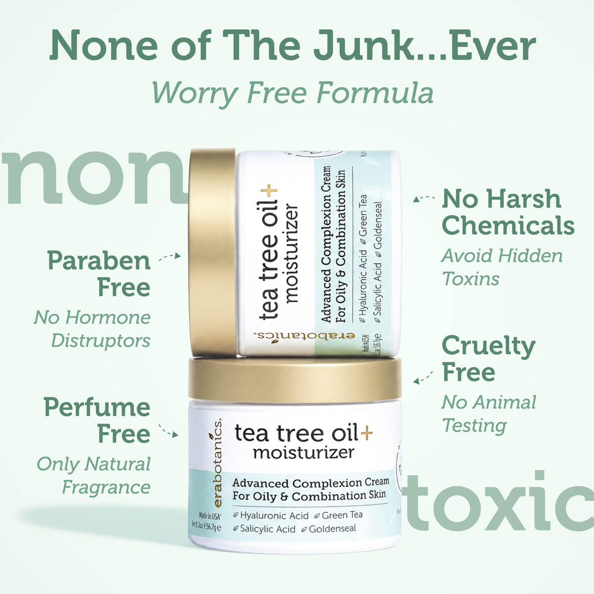 Era Organics Tea Tree Oil Face Cream - Era Organics Official Imagery - 6