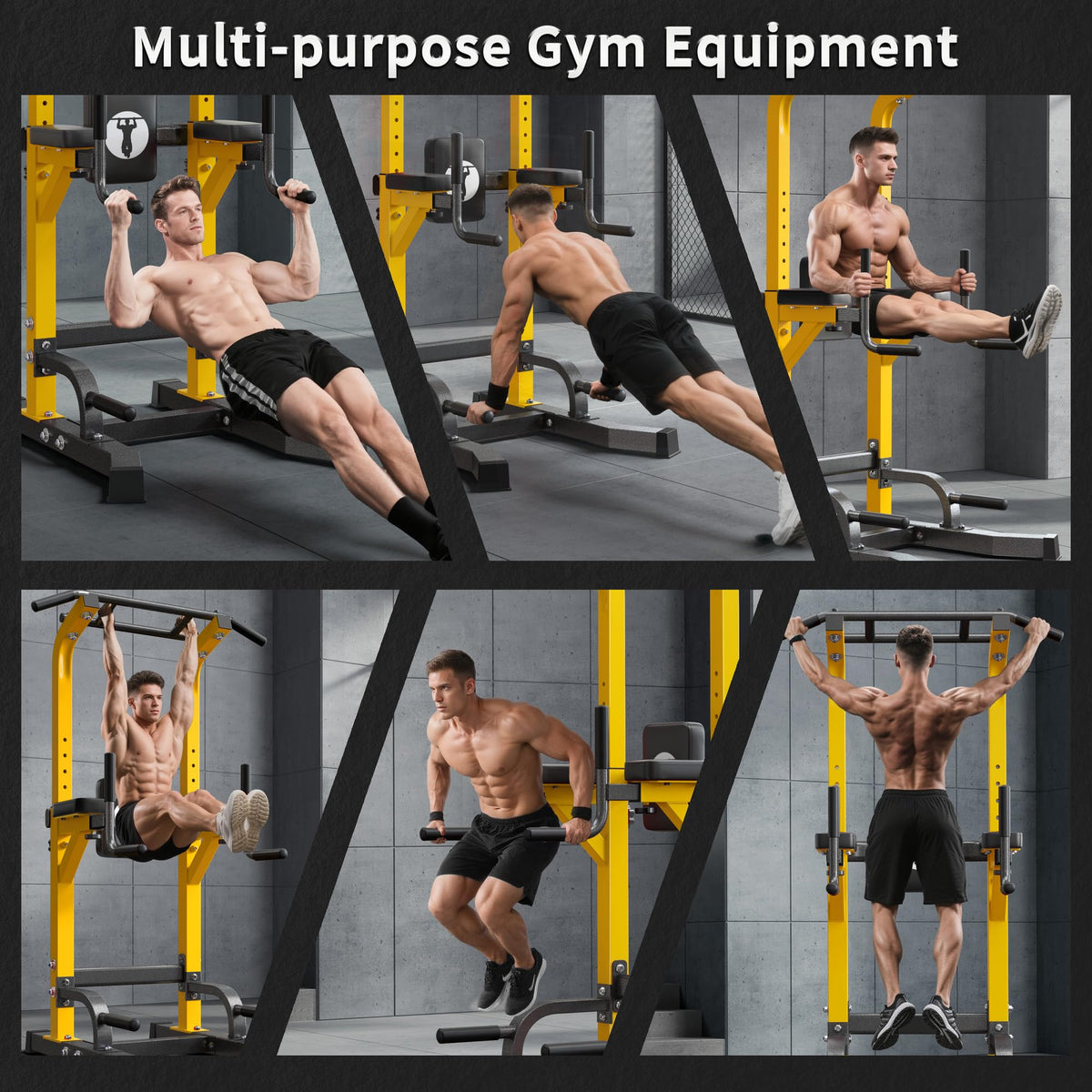 sogesfurniture Power Tower Pull Up Bar Dip Station for Home - sogesfurniture Official Imagery - 3