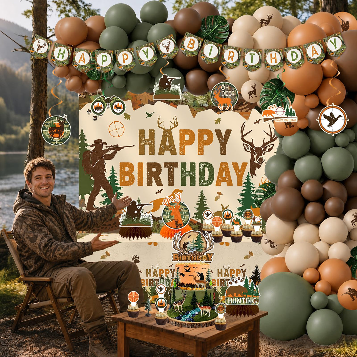 Hunting Birthday Party Decorations Oh Deer Hunting Birthday - CelebSpark Official Imagery - 4
