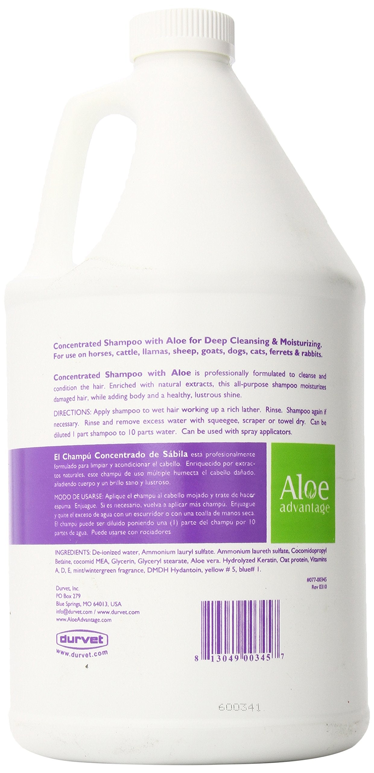 Aloe Concentrated Shampoo 1 Gallon