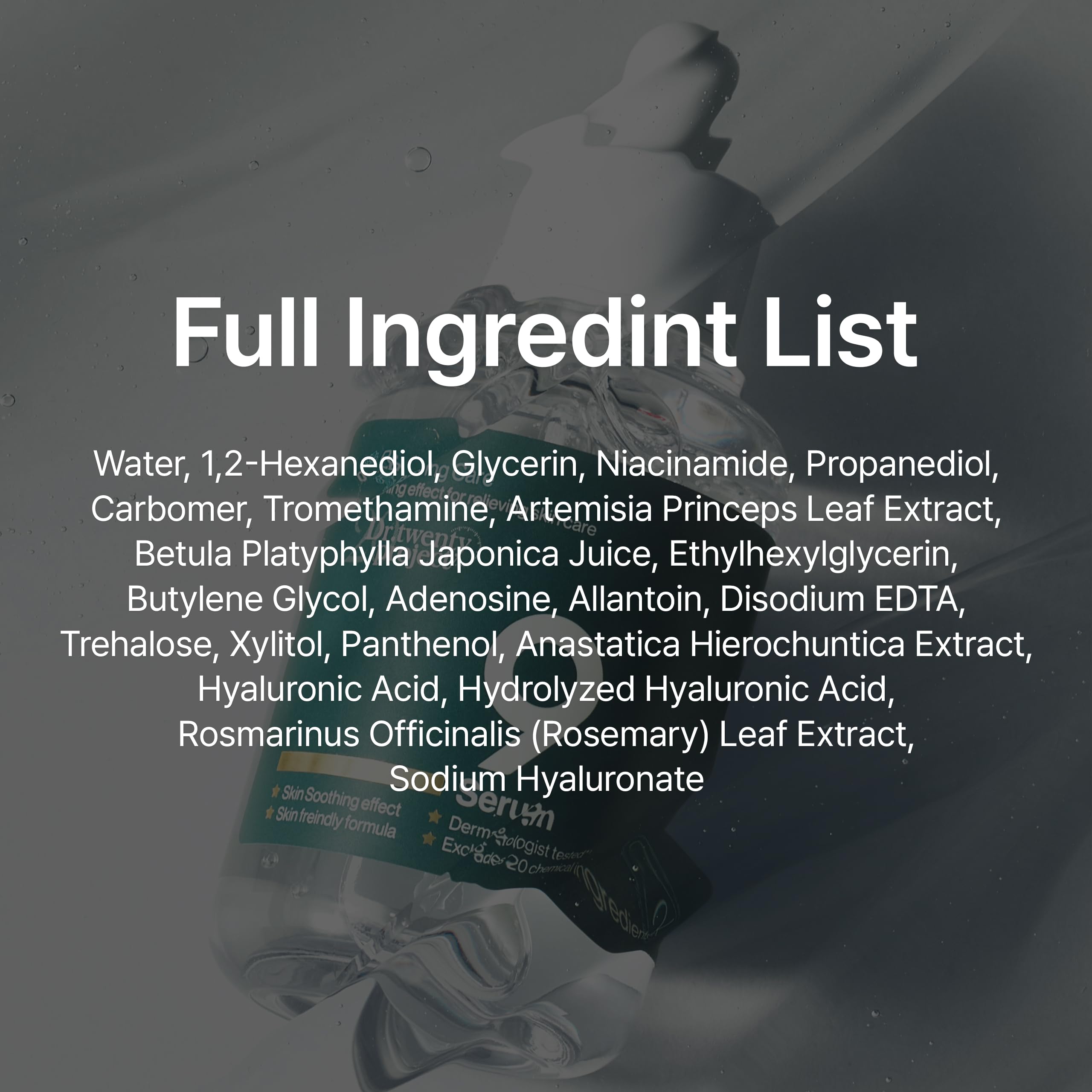 9 Serum for Calming, Hydrating, and Barrier-Strengthening with - Dr.twentyproject