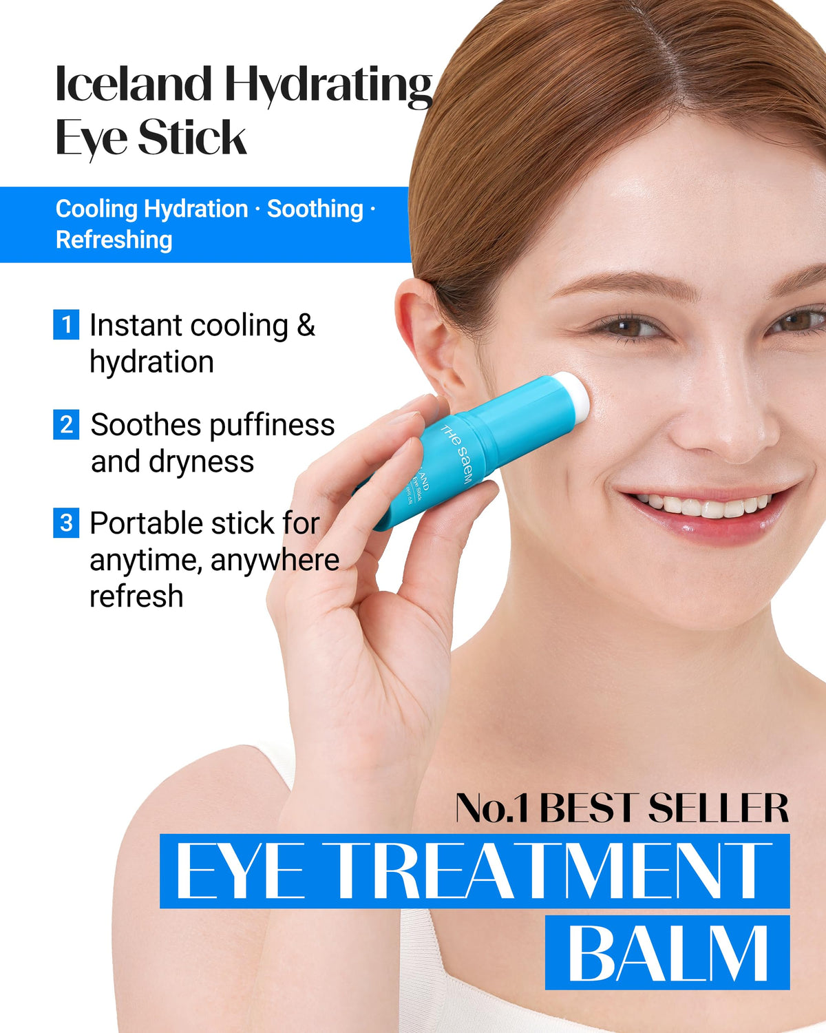 THESAEM Iceland Multi Eye Stick Korean Under Eye Balm for - THESAEM Official Product Imagery - 4