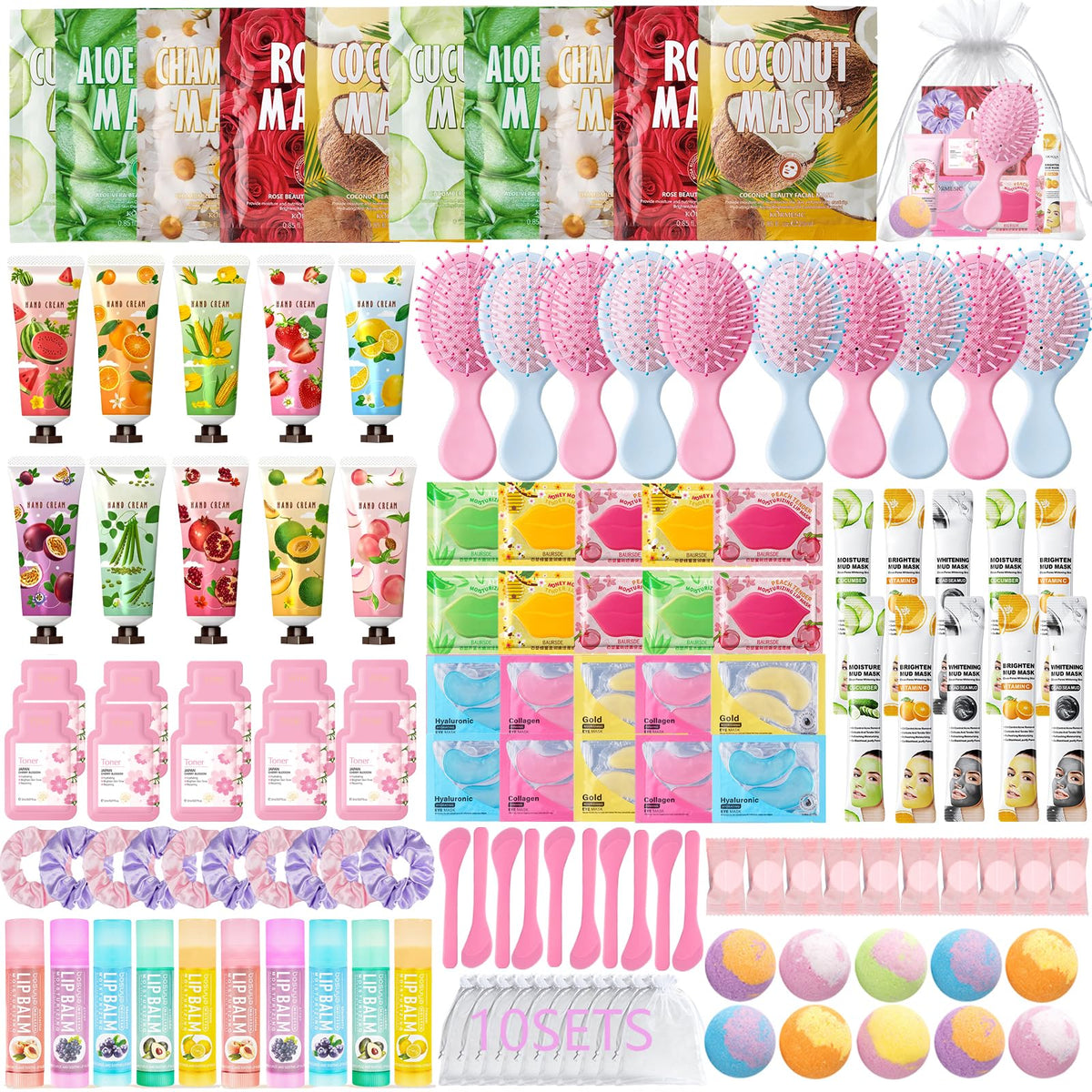 130 PCS Spa Party Supplies for Women Include Face Masks - UYJ, Official Imagery - 2
