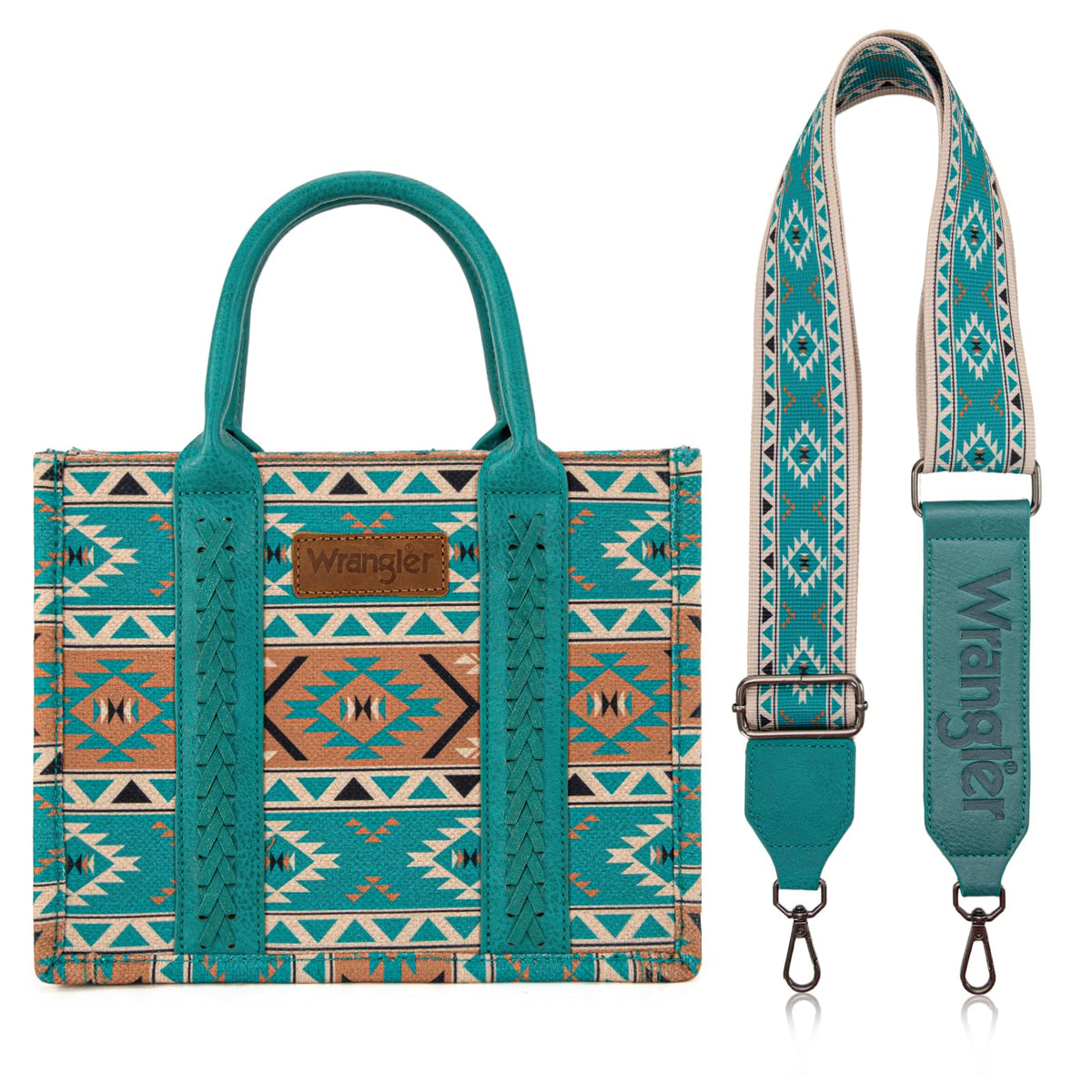 Wrangler Aztec Tote Bag for Women Boho Shoulder Purses and - Wrangler Official Imagery - 5