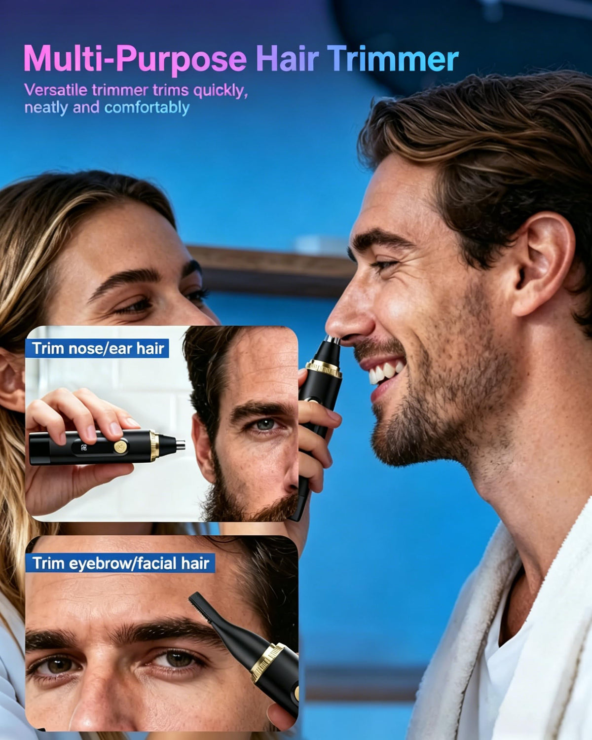 Nose Hair Trimmer for Men and Women 2026 Professional - RAXMETRY Official Imagery - 3