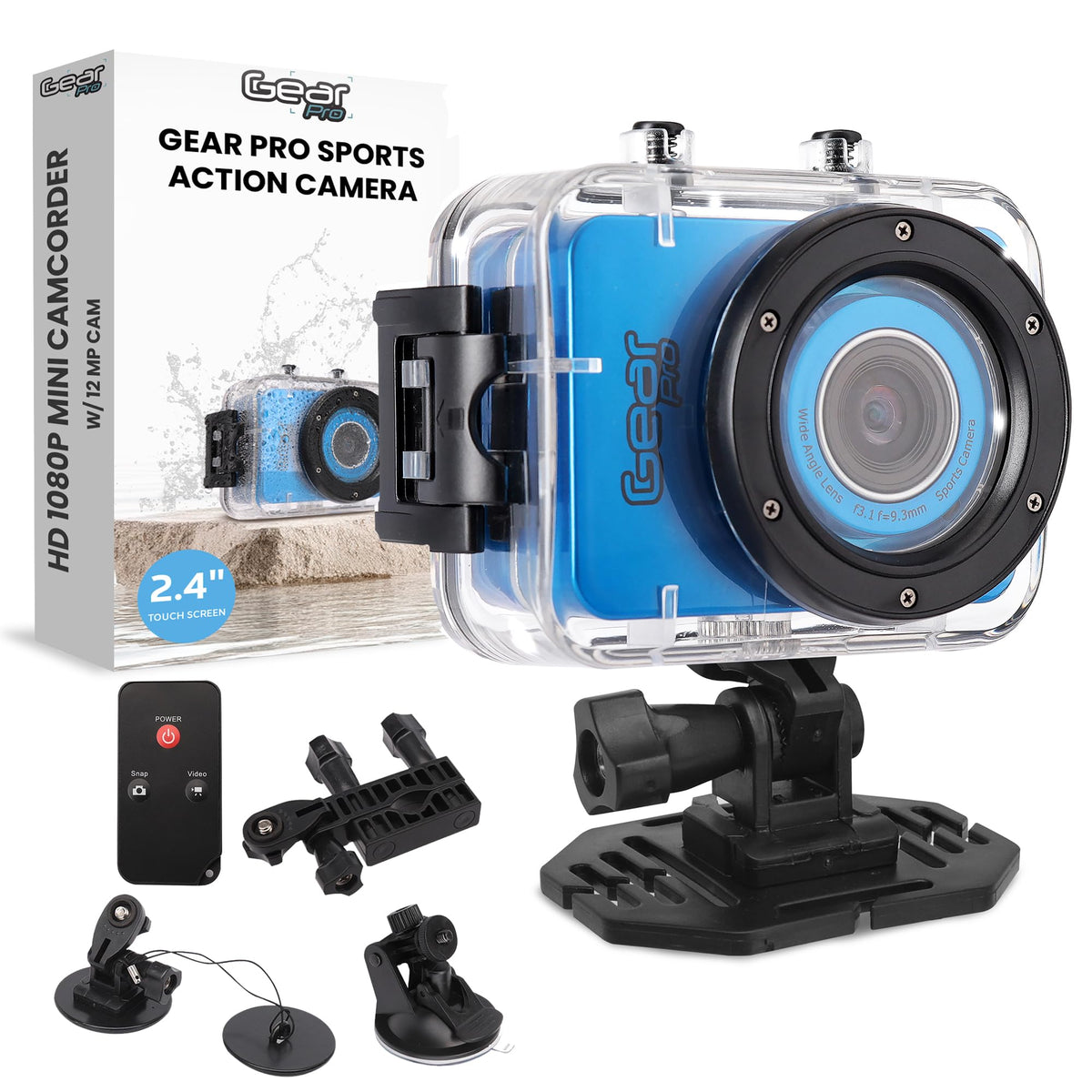 Pyle Gear Pro Sports Action Camera - Pyle Official Imagery - 1