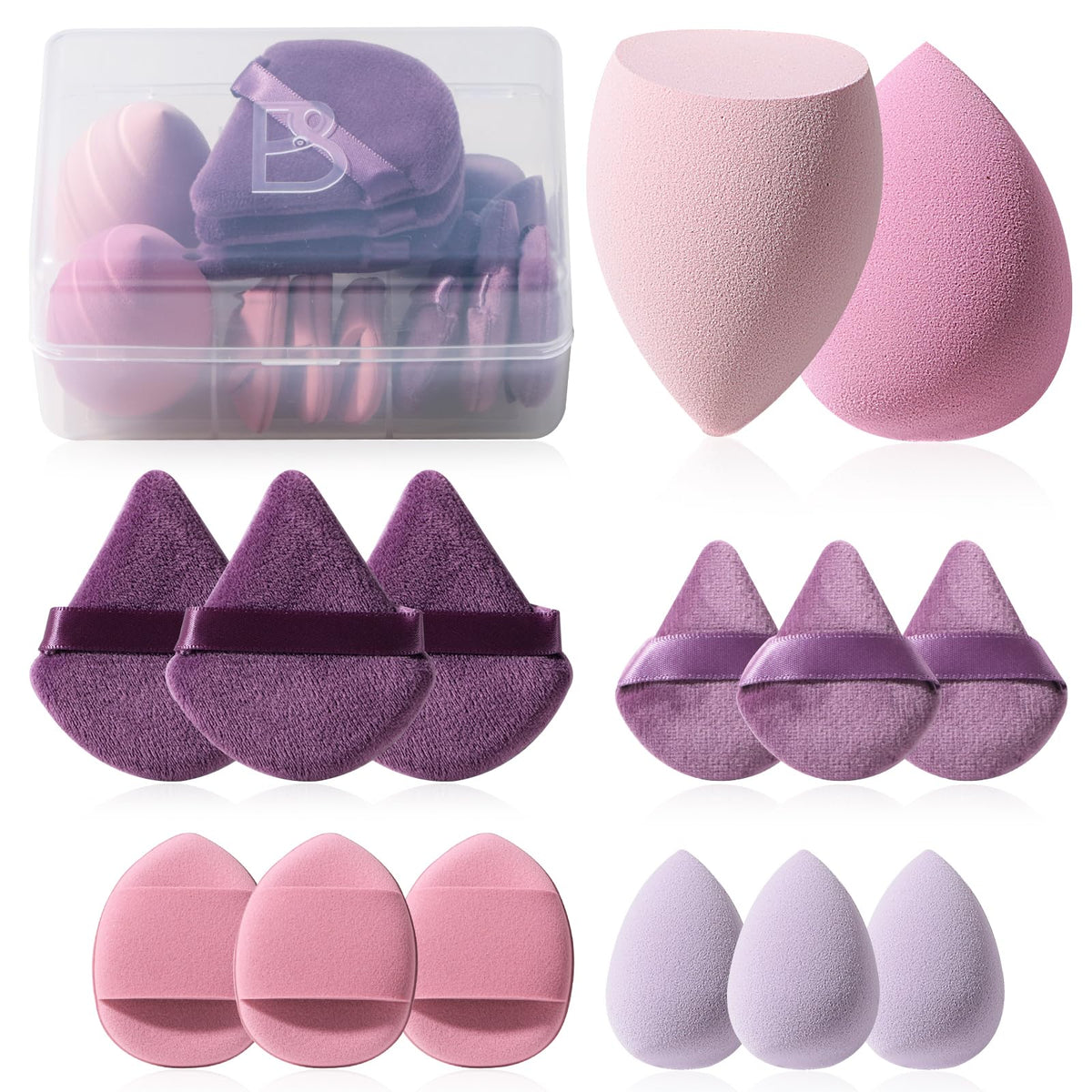 BS MALL Travel Makeup Brush Set Foundation Powder Concealers - BS-MALL Official Imagery - 4