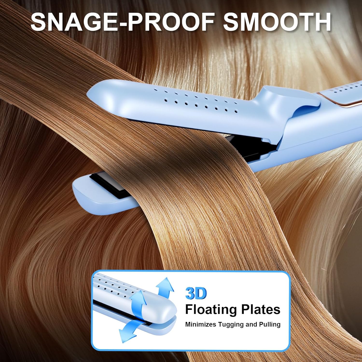 AraSyleon hair straightener and curling iron for women, with airflow design for versatile styling on short to long hair.