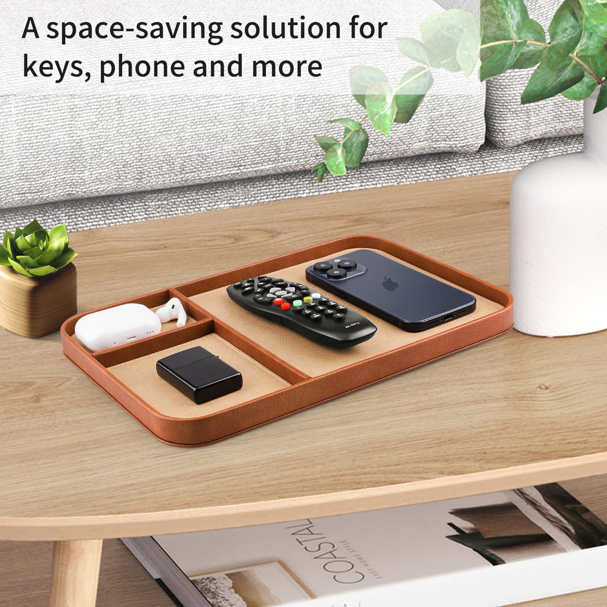 SENEN Leather Tray Stylish and Organized Multifunctional - SENEN Official Imagery - 4