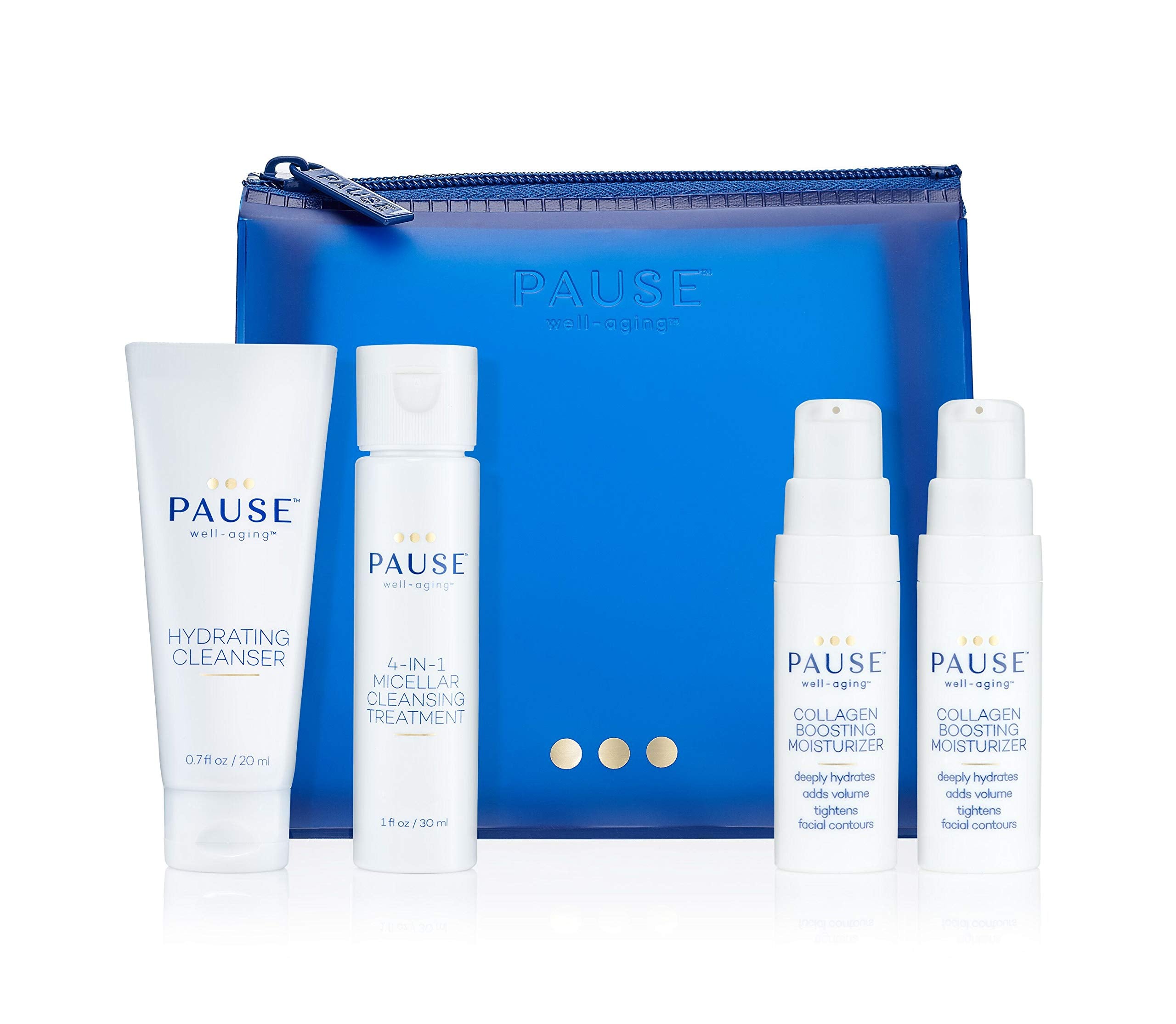 Pause Well-Aging Discovery Kit 0.7oz Hydrating Cleanser, 1oz - Product Imagery