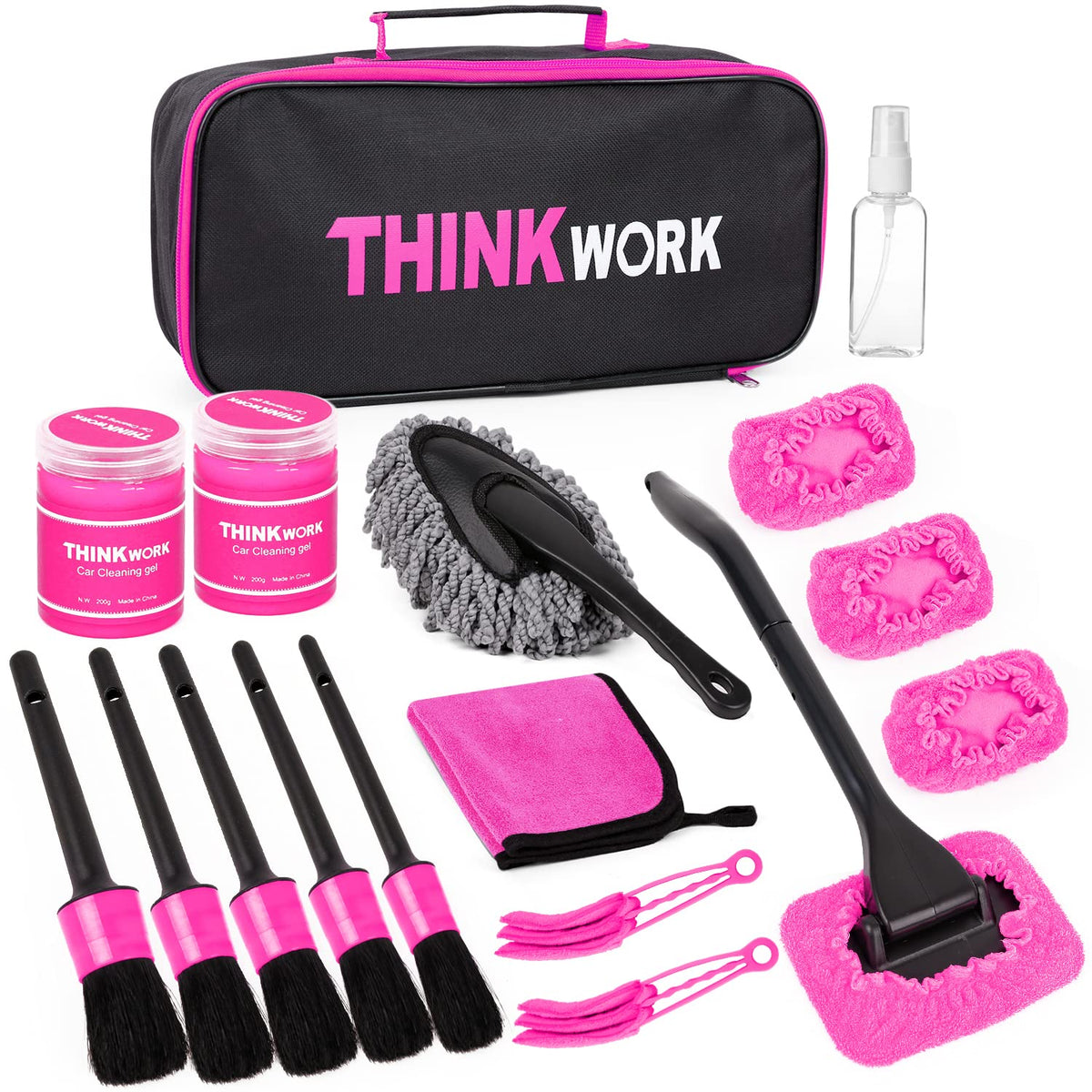THINKWORK Car Detailing Kit Interior Windshield Cleaner Tool - THINKWORK Official Imagery - 2