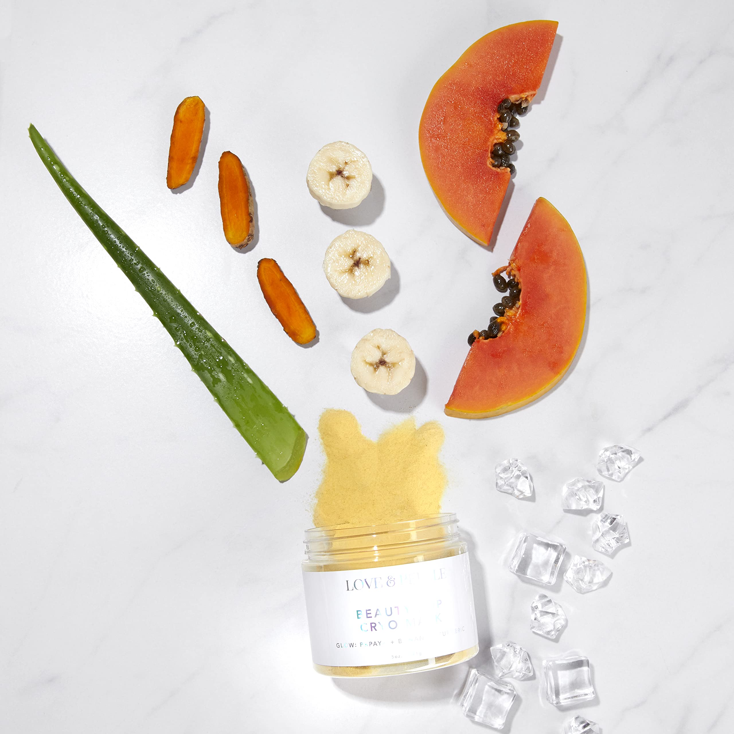 Beauty Pops by Love & Pebble | Turmeric Mask Glow Enzyme Jar Refill | - View 7