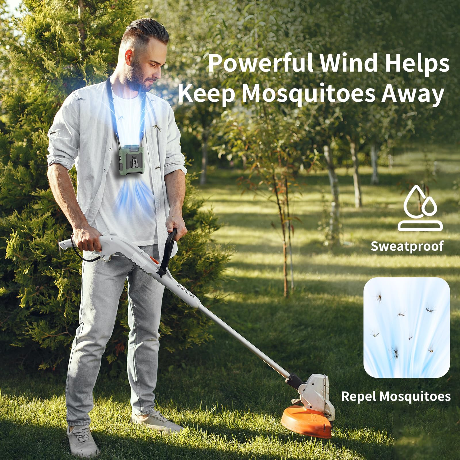 Socool fan Socool 10000mAh Portable Waist Fan Clip on Wearable Belt Personal Fan - Socool fan Official Product View 7
