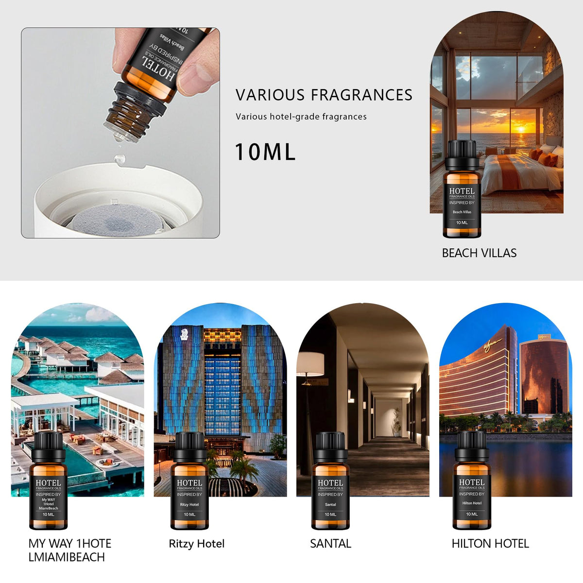 Hotel Collection Diffuser Essential Oil Gift Set Hotel - SYOEIO Official Imagery - 4