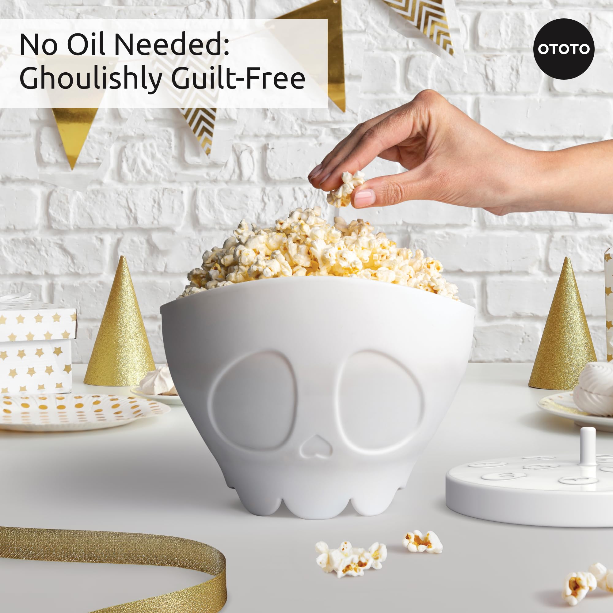 OTOTO New Scary Poppings Microwave Popcorn Popper - Gothic Popcorn Mic - View 4