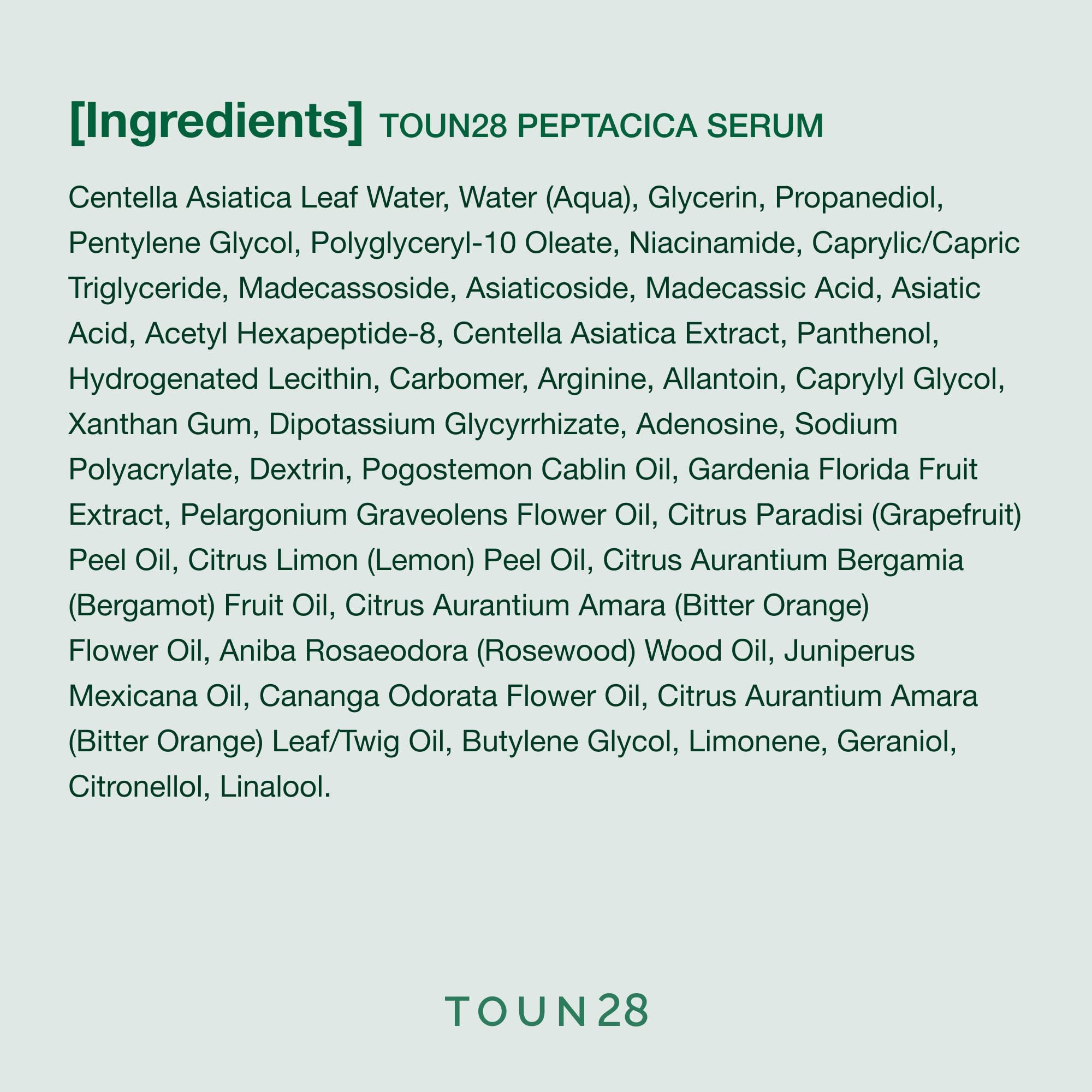 Centella Asiatica 3-Step Set, CICA &amp; Peptide Skincare - TOUN28