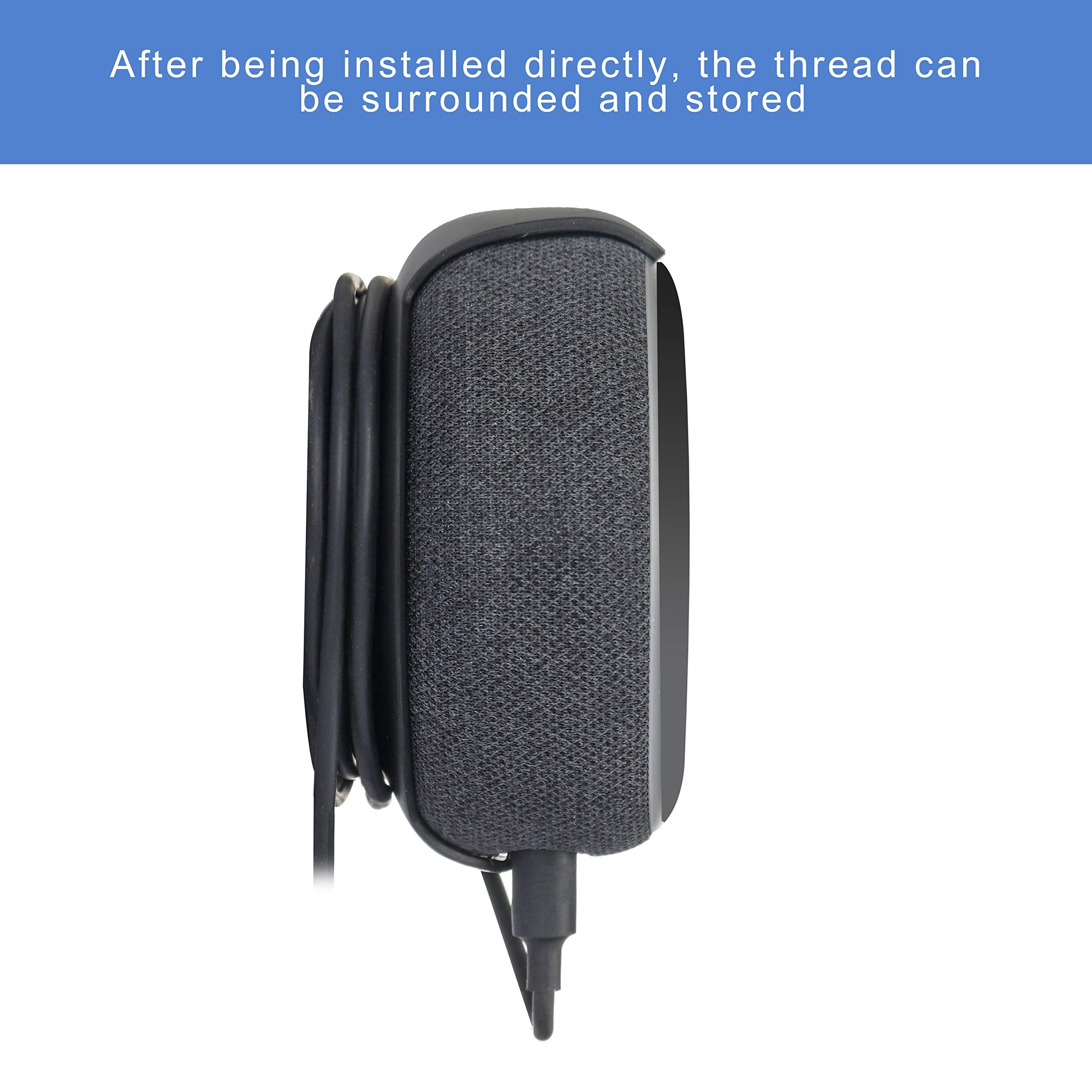 WIDEPLORE Echo Dot Wall Mount Holder for 3rd Generation, Built-in - WIDEPLORE Official Product View 3