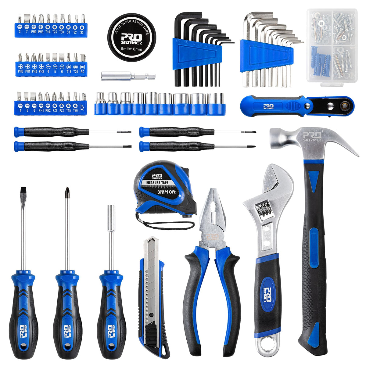 Prostormer 160 Piece Tool Set General Household Tool Kit - Prostormer Official Imagery - 4