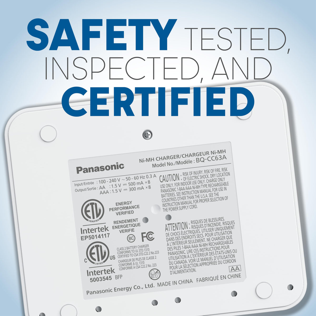 Panasonic BQ CC63SBA Advanced eneloop 8 Position Individual - Eneloop Official Imagery - 7