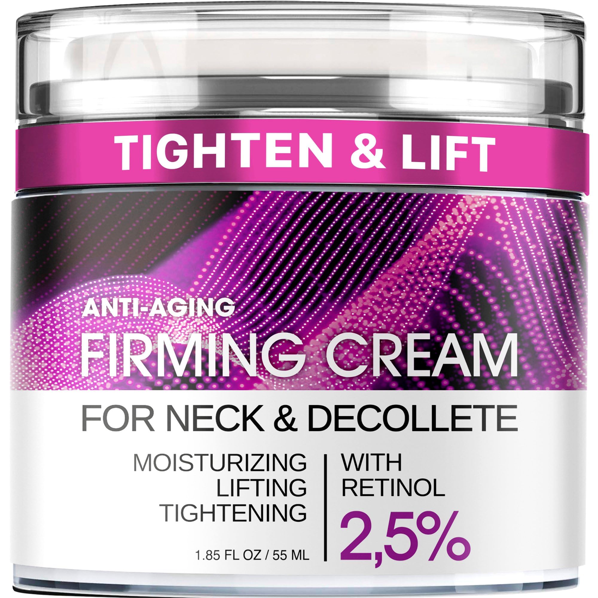Neck Firming Cream with Retinol, Collagen & Hyaluronic Acid - - Product Imagery
