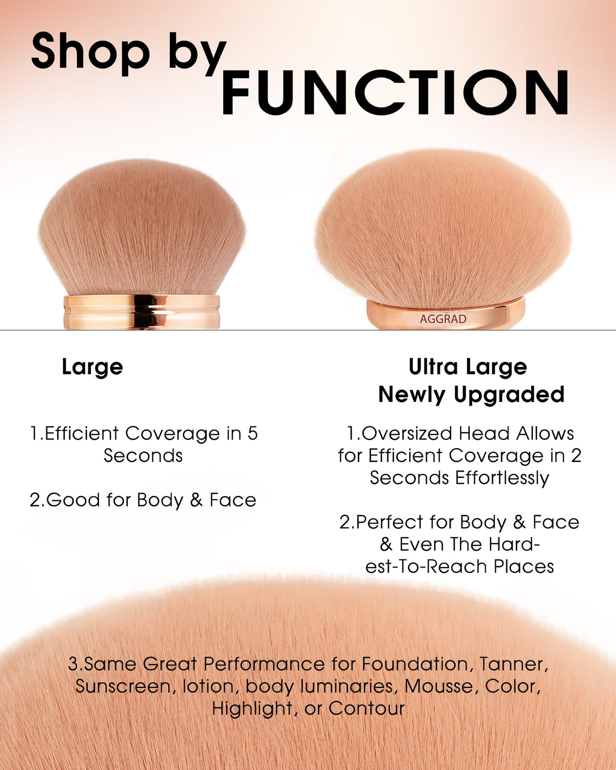 Upgraded Blend Blur Body Makeup Brush for Self Tanner - YOSHUYUKI Official Imagery - 4