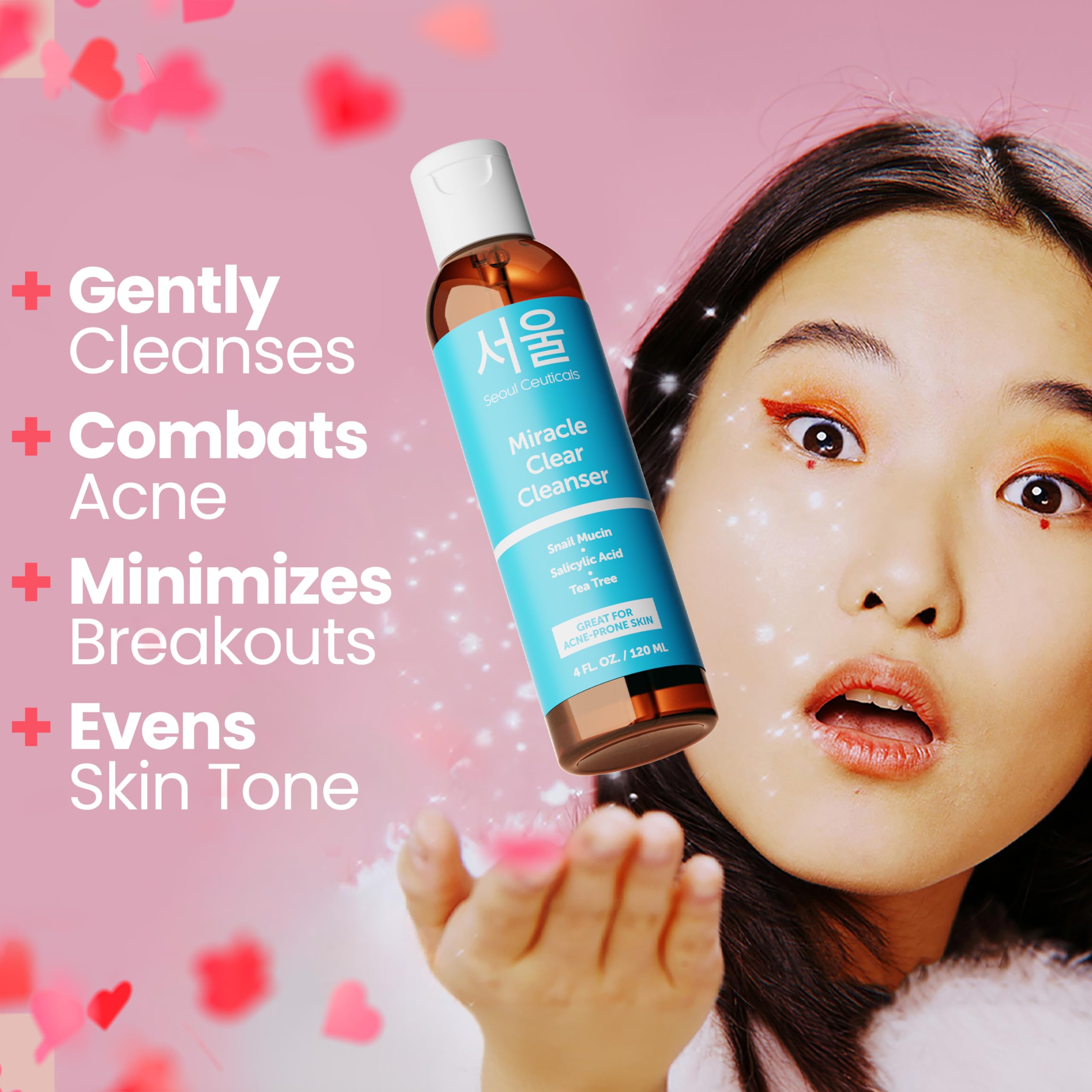 SeoulCeuticals Korean Acne Snail Cleanser Face Wash - SeoulCeuticals Official Product Imagery - 4
