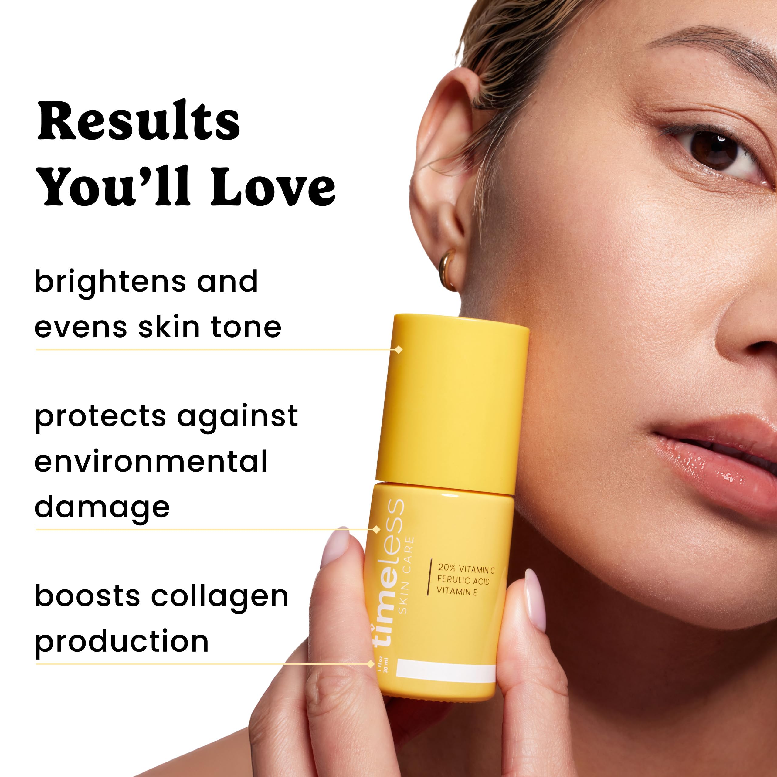 Timeless 20 Vitamin C E Ferulic Acid Serum Antioxidant 4 fl - Timeless Skin Care Official Imagery - 6