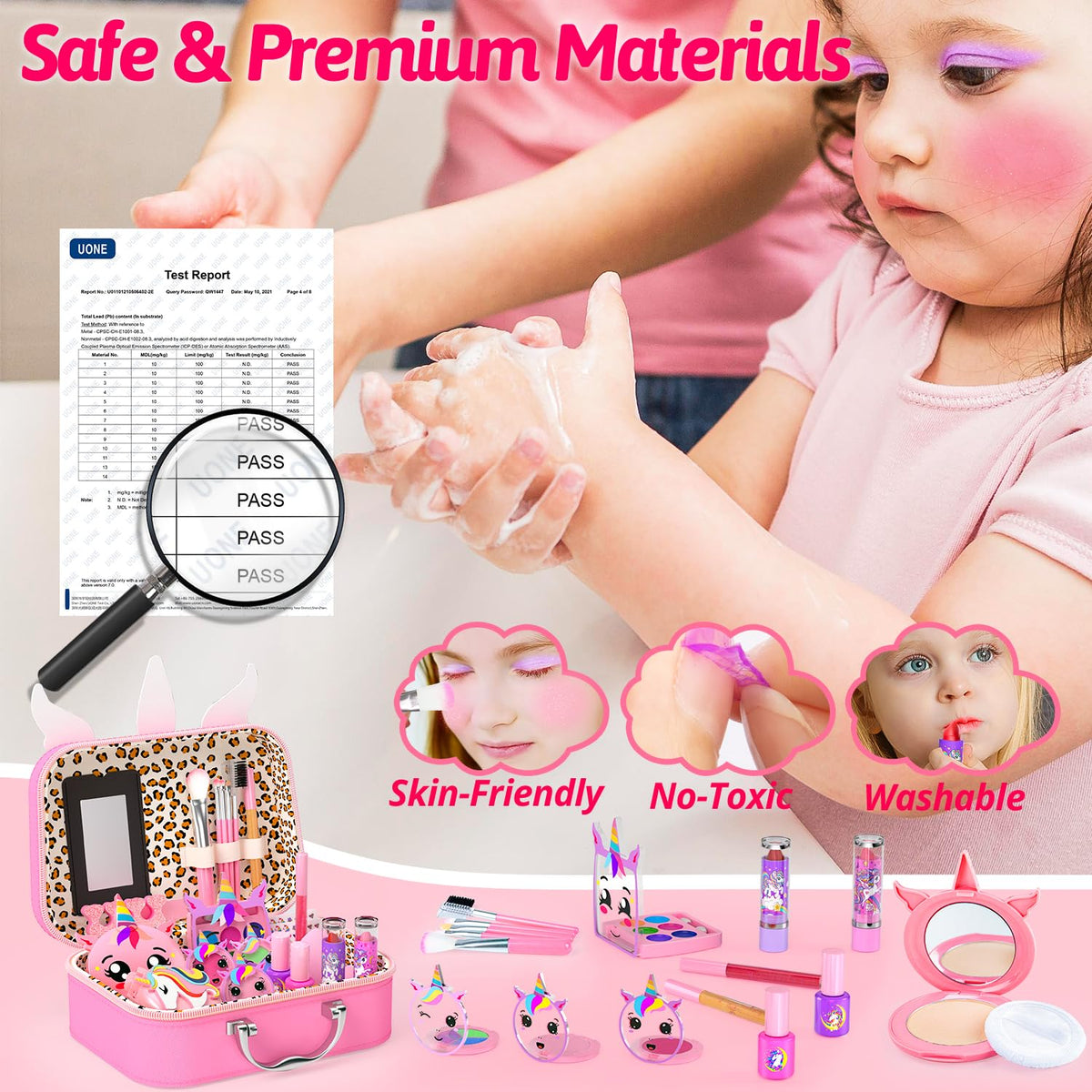 Kids Makeup Kit for Girls - Mqsiuve Official Imagery - 6