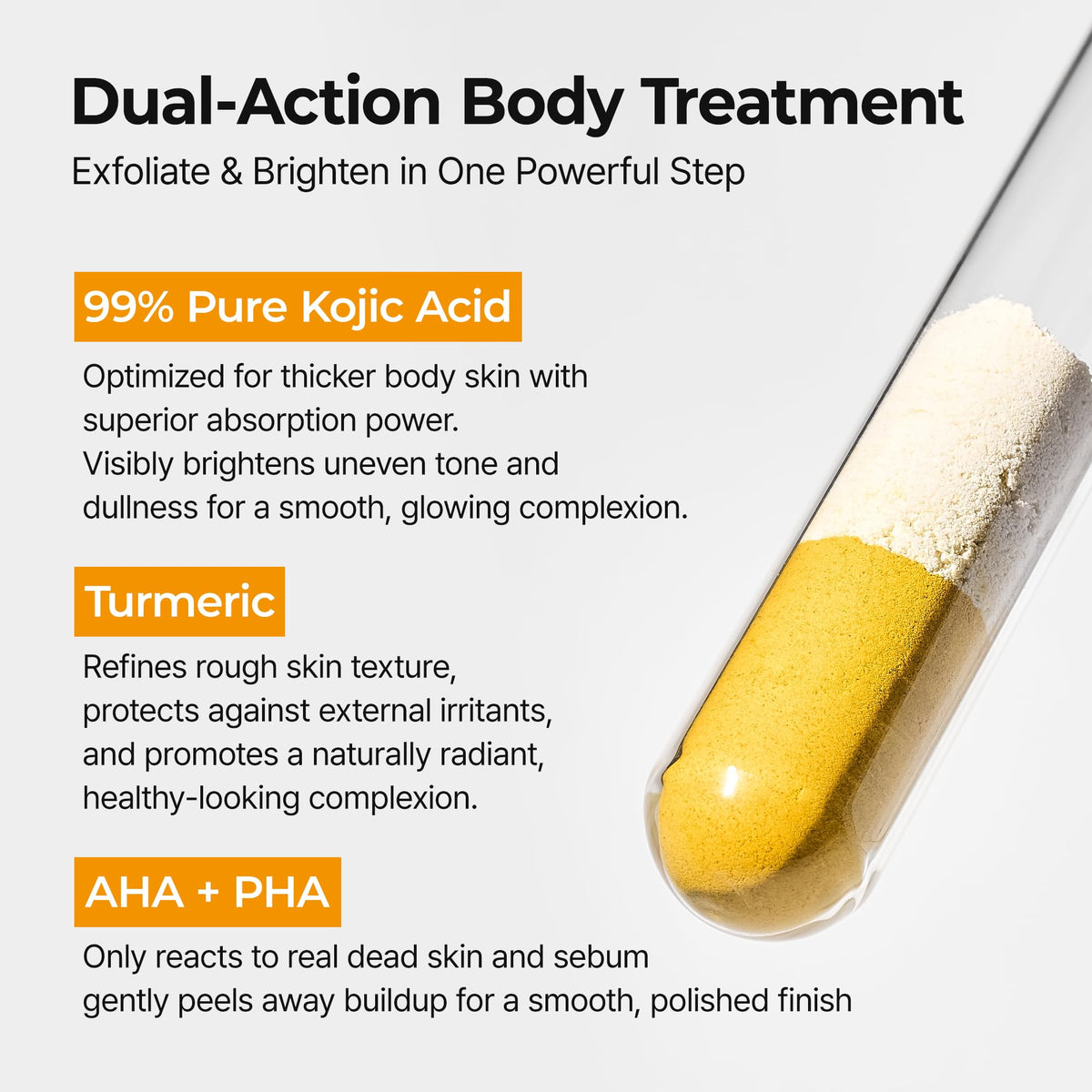Dr Melaxin Peel Shot Kojic Acid Turmeric Body Exfoliator - Dr.Melaxin Official Imagery - 5