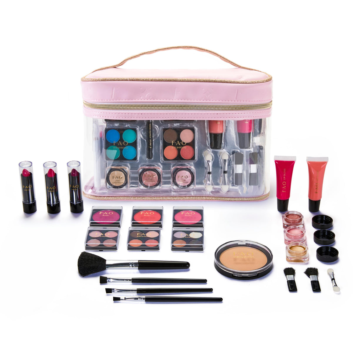 FAO Schwarz Ultimate Makeup Kit 25 Piece Kids Cosmetic Set - FAO Schwarz Official Imagery - 2