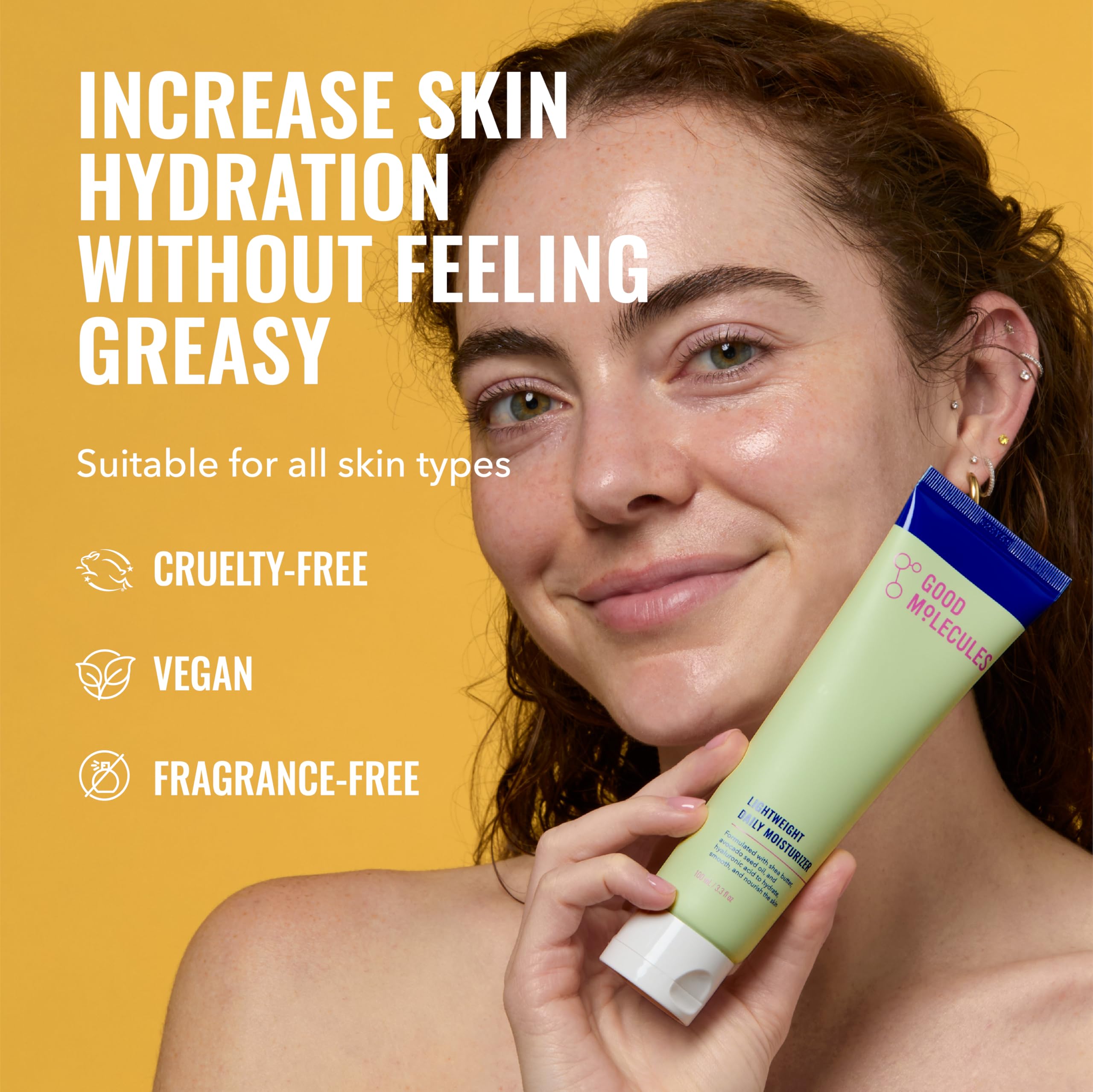Good Molecules Lightweight Daily Moisturizer, Face Cream, 3.38 fl oz - Good Molecules Official Product View 3