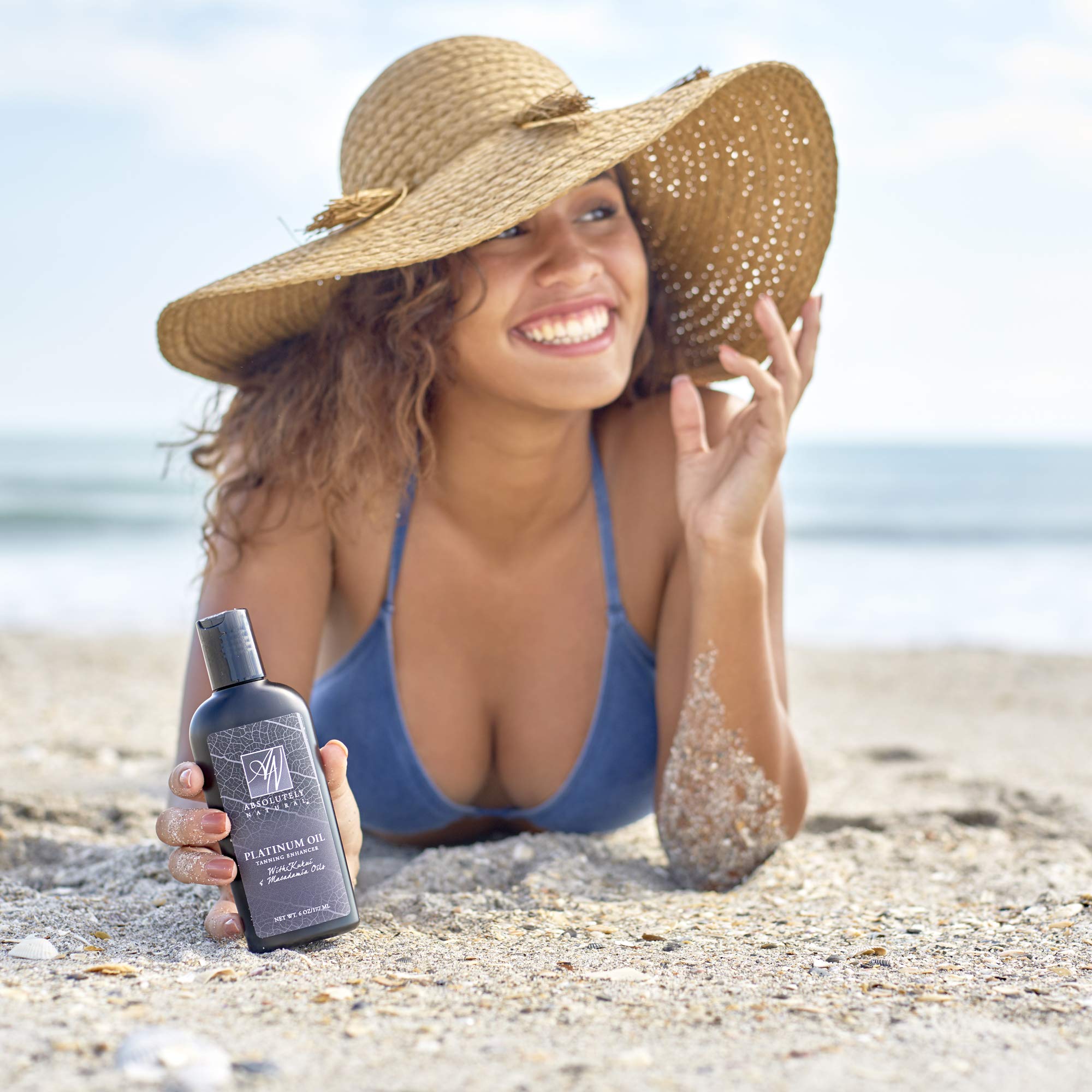 Absolutely Natural Organic Tanning Oil Outdoor Tanning Enhancer - Spa Quality & - Absolutely Natural Official Product View 5