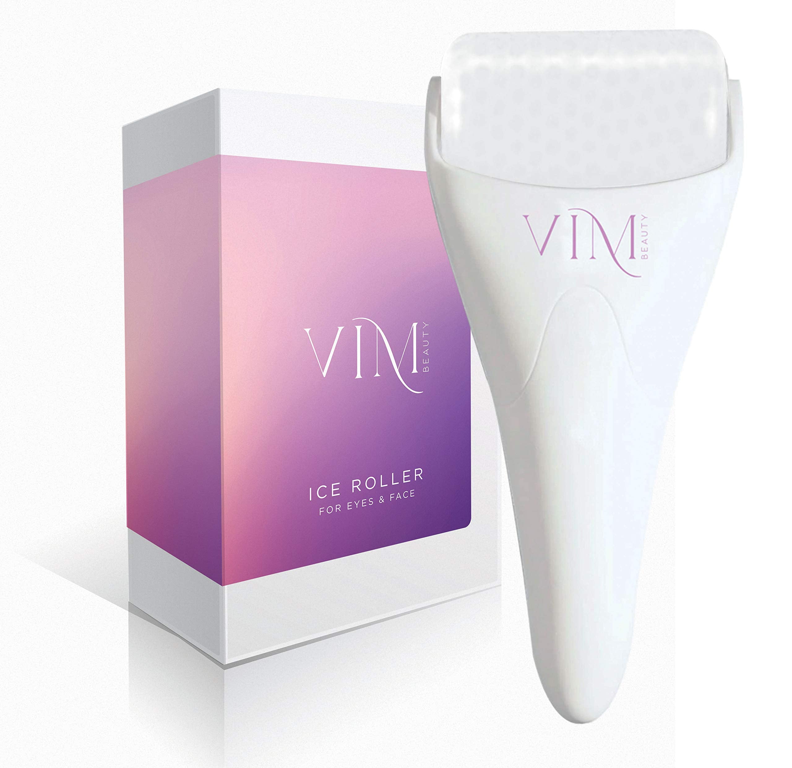 Skincare Ice Roller for Face - Facial Cold Massage Roller for Puffiness, Depuffing Eyes, Headaches, Muscle Pain, Skin Pores - Spa Accessories & Self Care Gift for Women, Daughter & Her Birthday