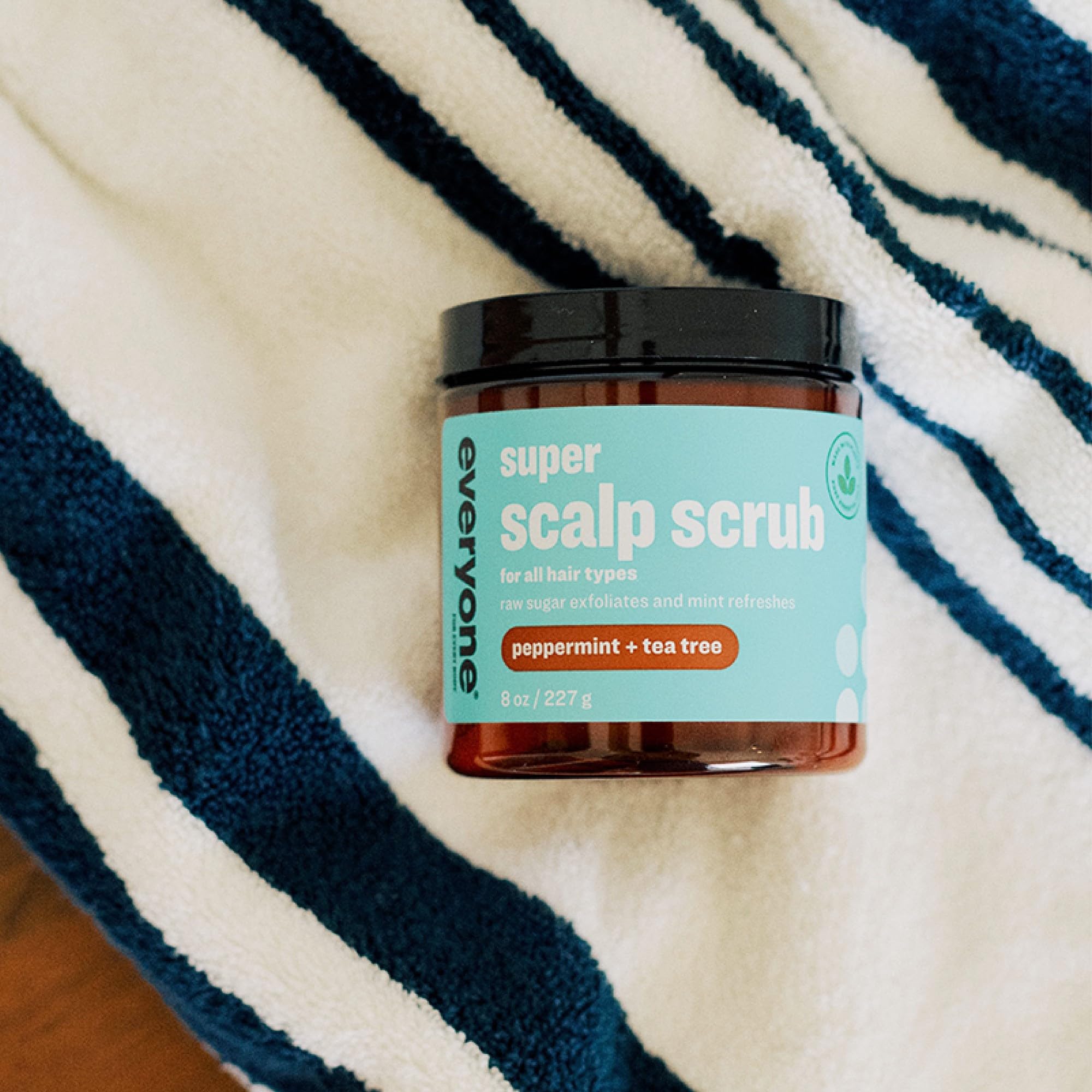 everyone for every body Everyone Super Scalp Scrub, Peppermint & Tea Tree - everyone for every body Official Product View 4
