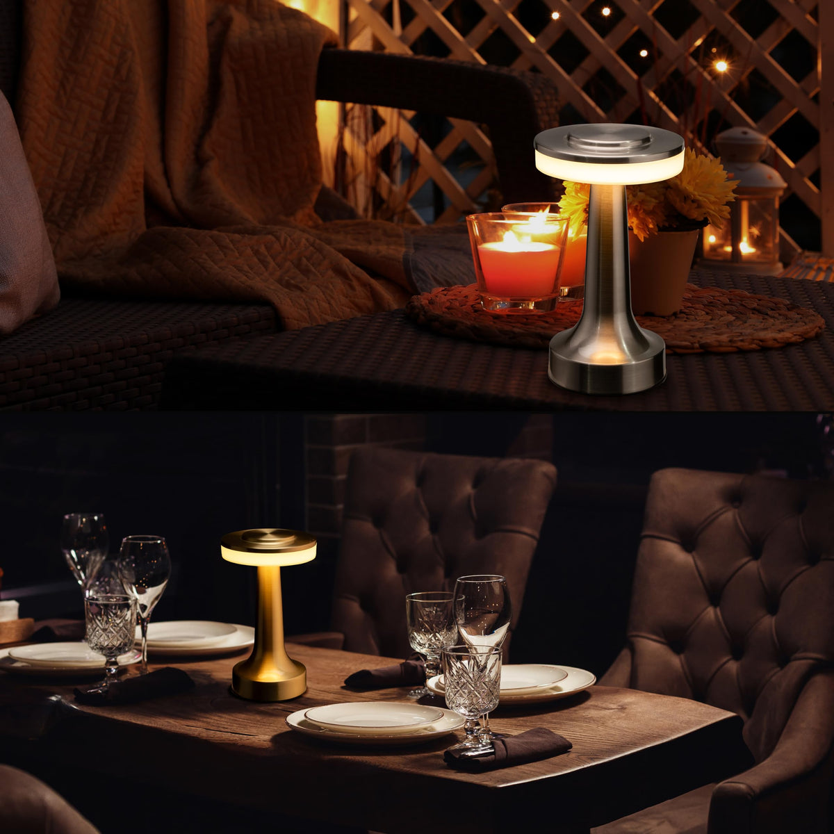 O Bright Dome Cordless Rechargeable LED Mushroom Table Lamp - O'Bright Official Imagery - 7