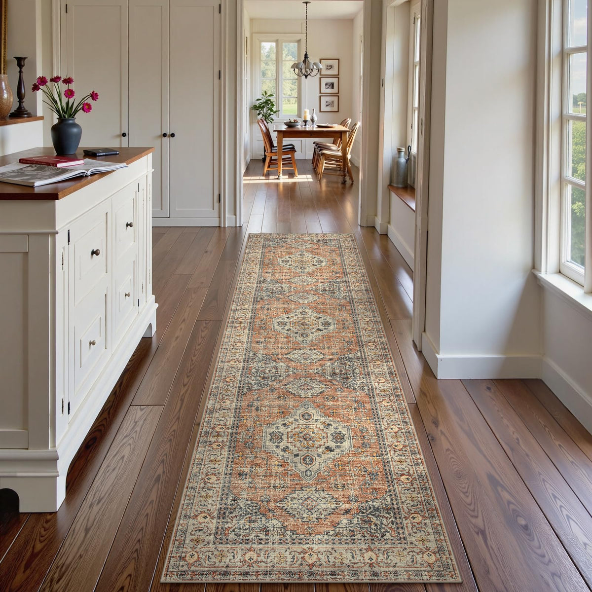 Lahome Oriental Kitchen Runner Rug Non Slip 2x8 Runners for - Lahome Official Imagery - 4