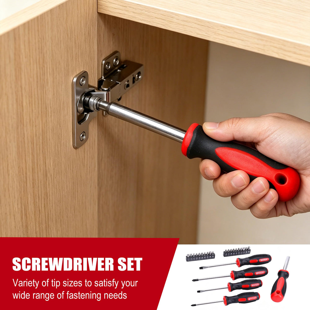 FASTPRO 236 Piece Home Repairing Tool Set with Tool Bag Red - FASTPRO Official Imagery - 6