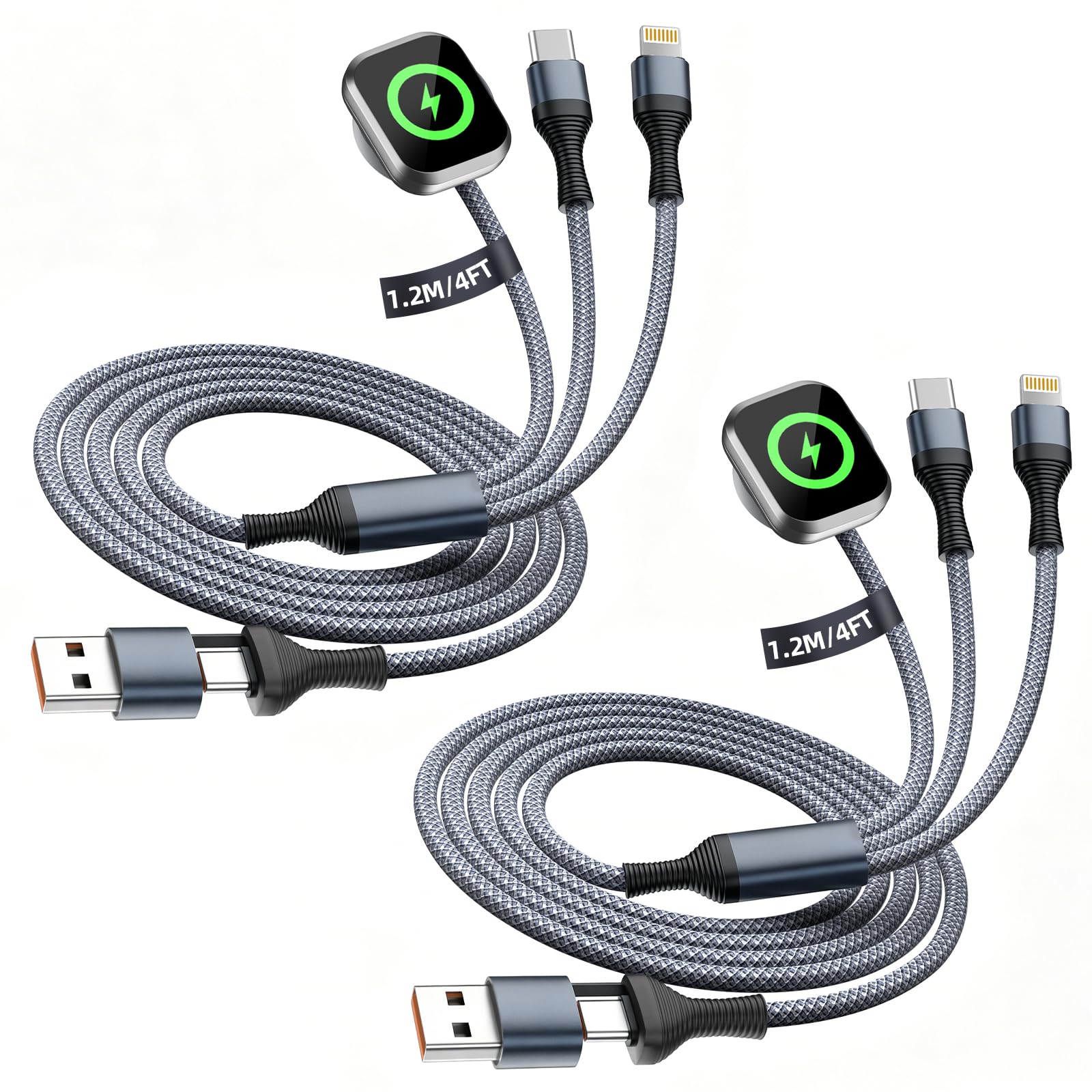 Firsting Cruise Essentials 2026, 4 in 2 Multi Charging Cable for by Firsting - Angle View 10